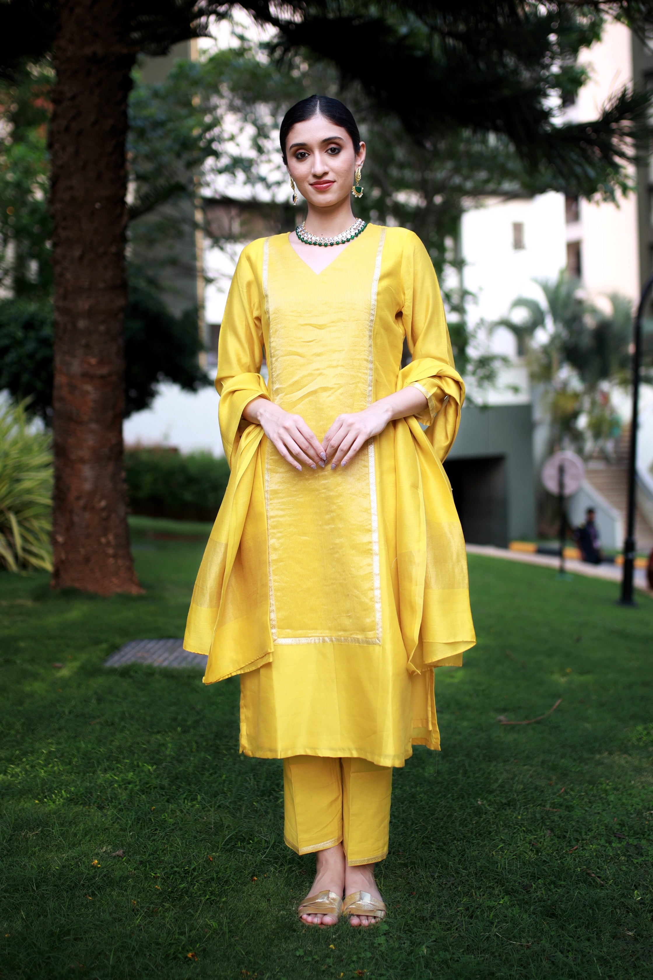 Heritage Glow Chanderi Silk Dupatta