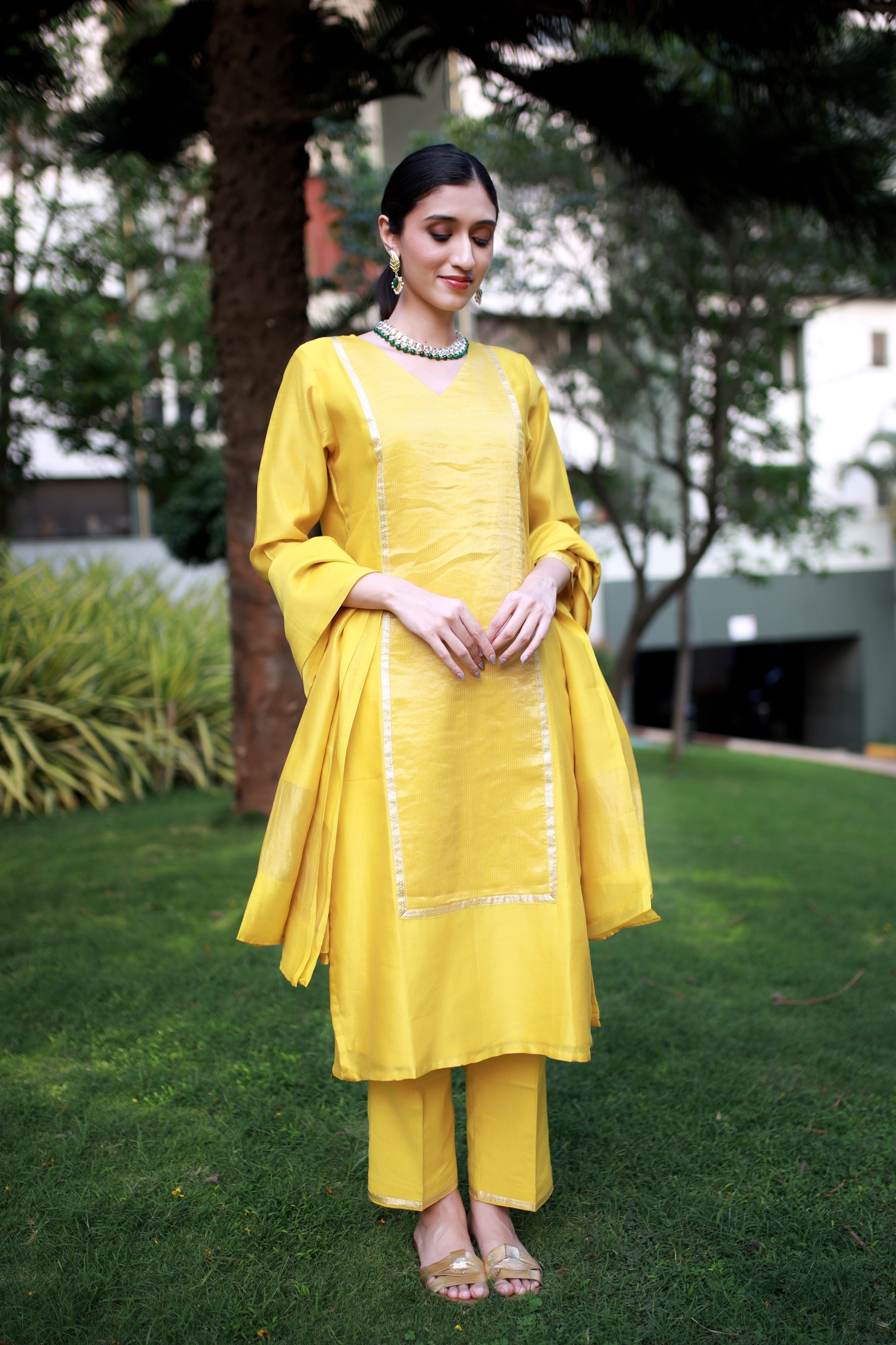 Heritage Glow Chanderi Silk Dupatta