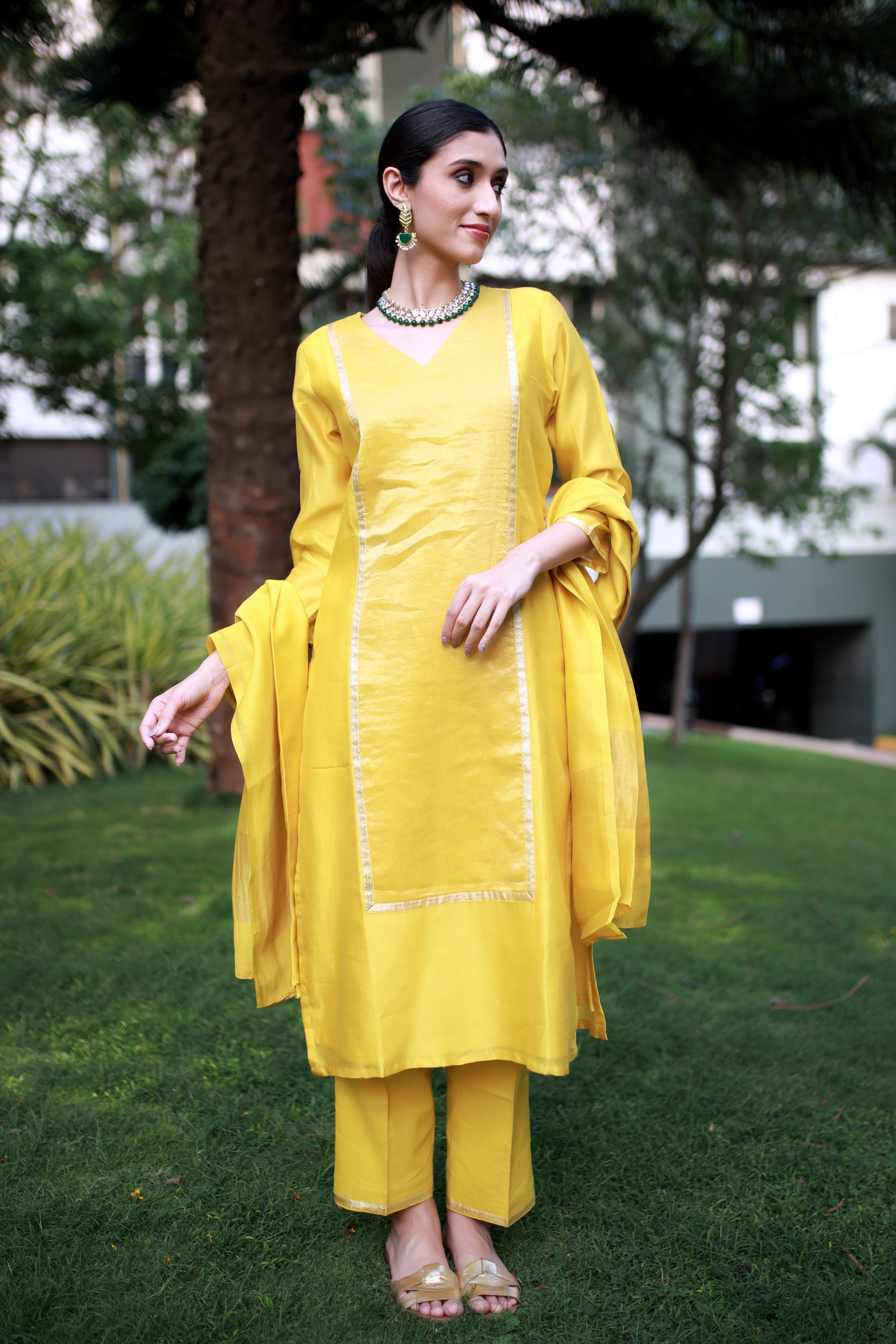 Heritage Glow Chanderi Silk Dupatta