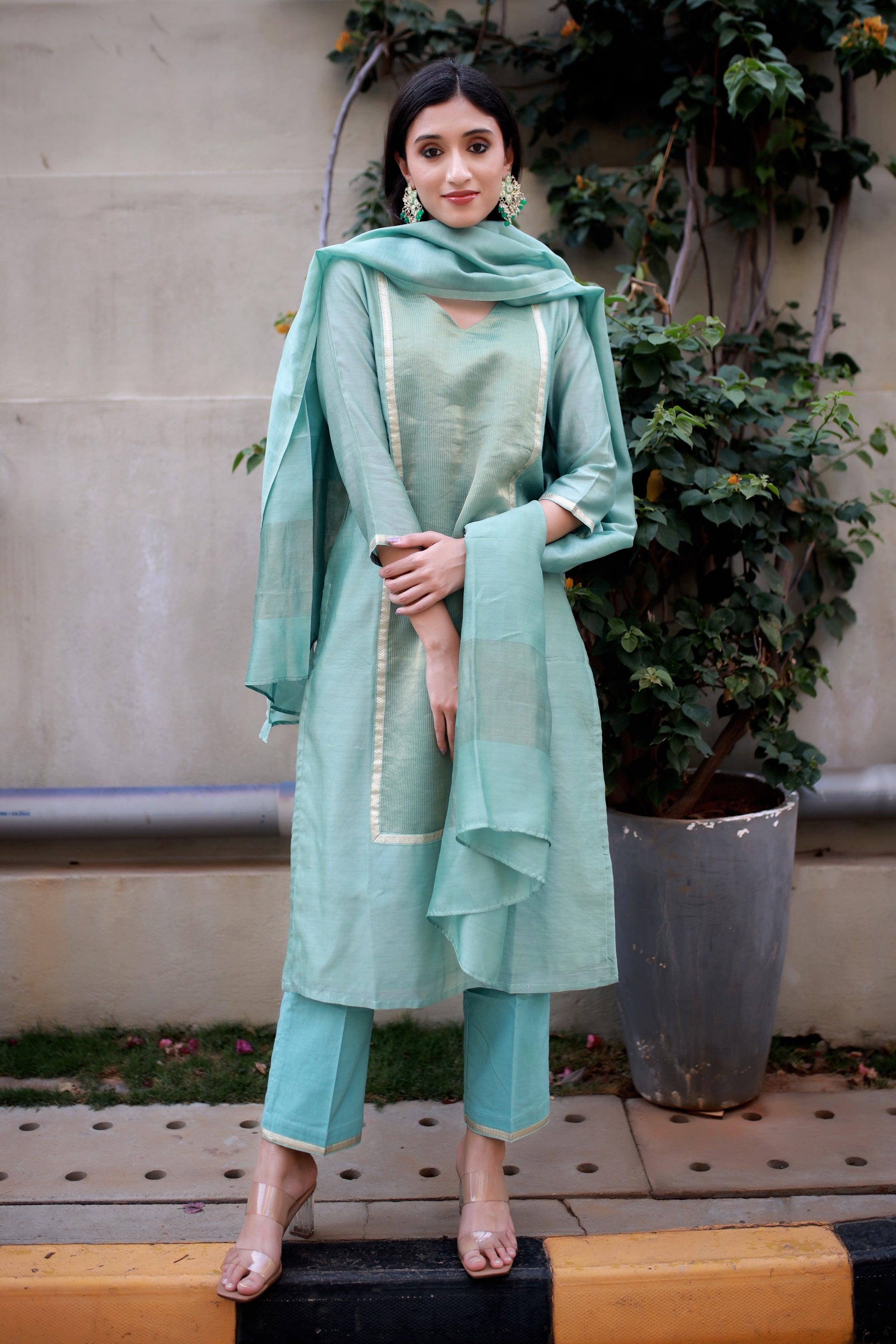 Heritage Glow Chanderi Silk Dupatta