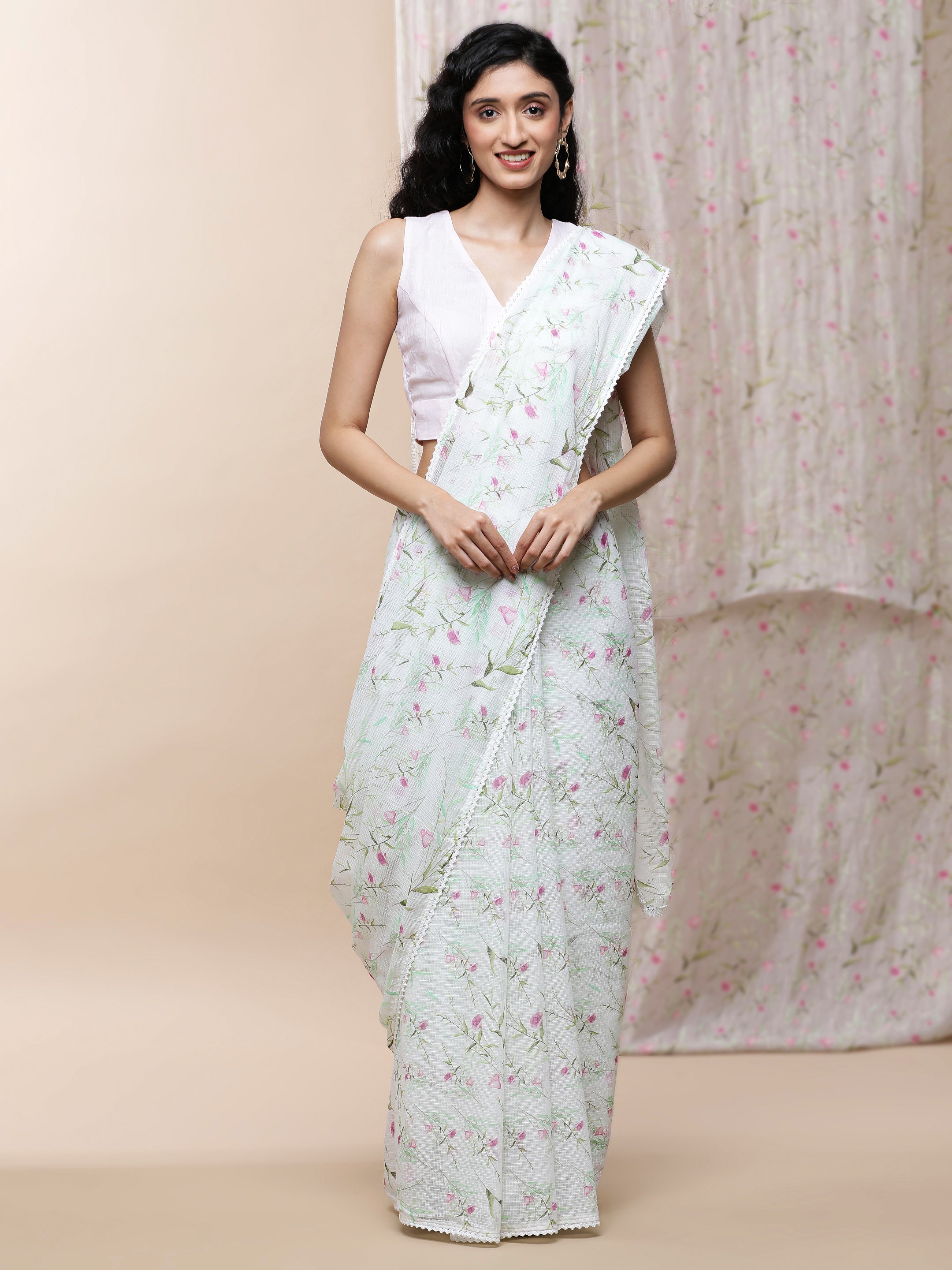 Noor - Lazy Daisy Cotton Saree
