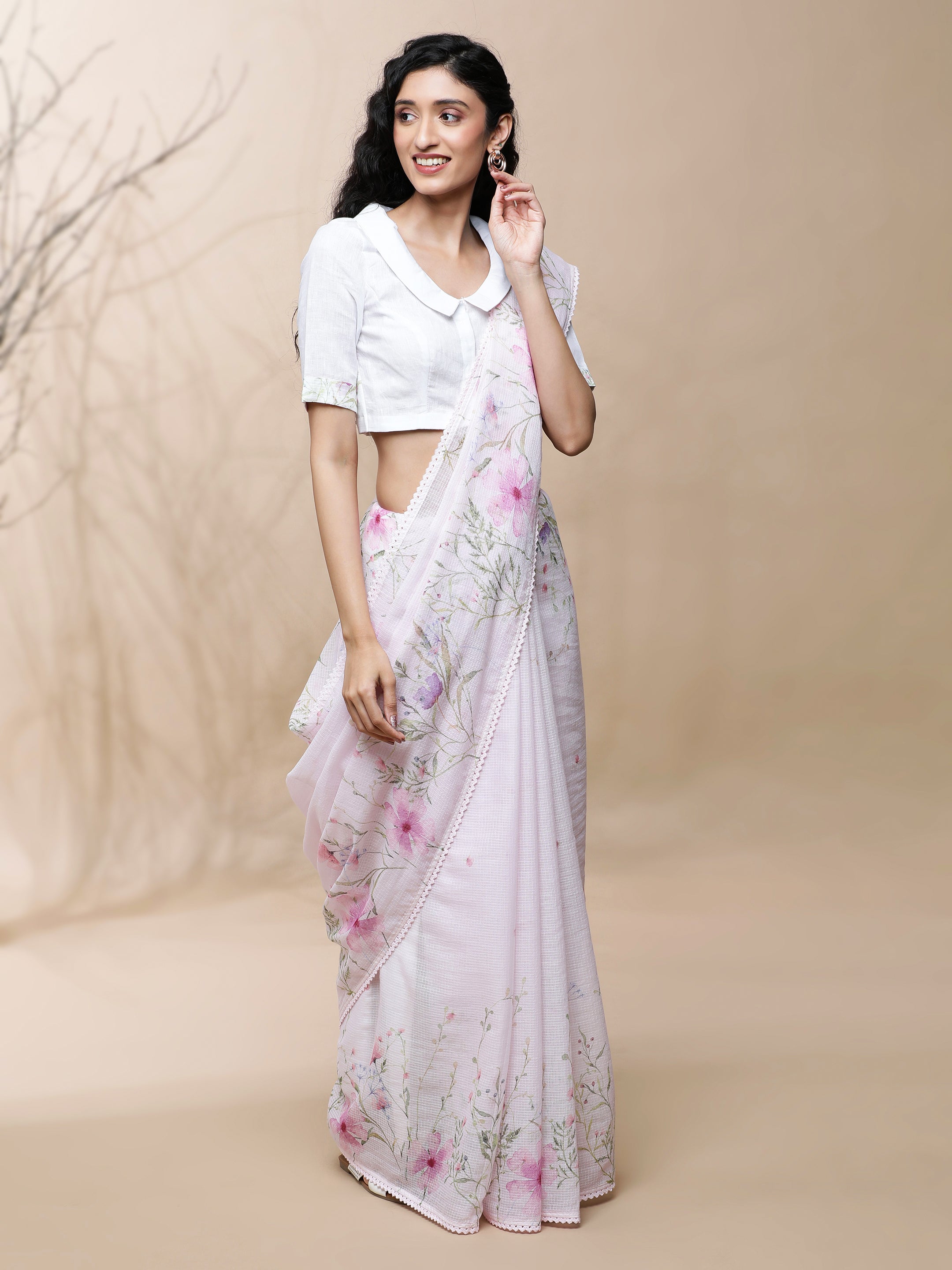 Noor - Peony Trails Kota Saree