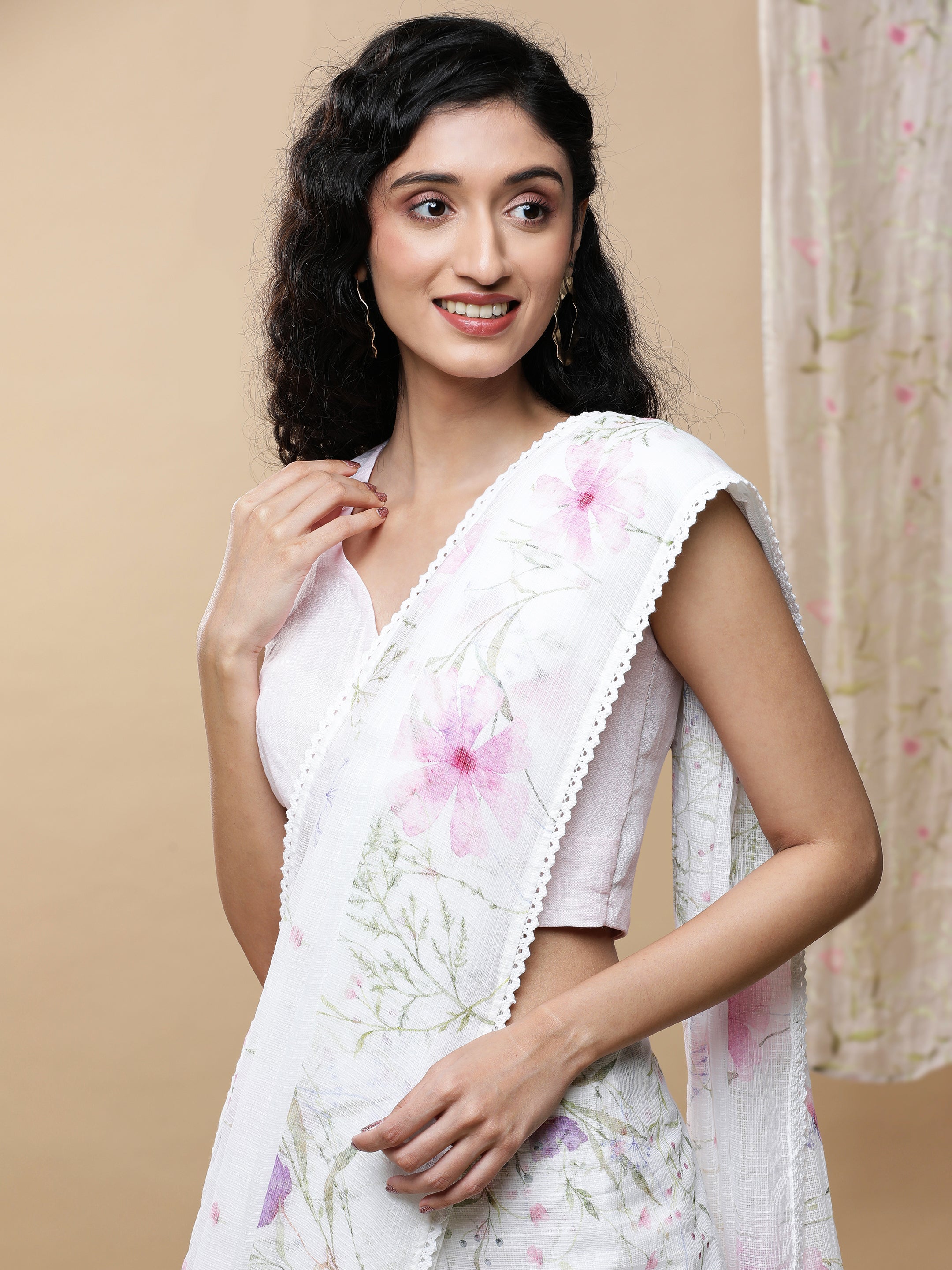 Noor - Peony Trails Kota Saree