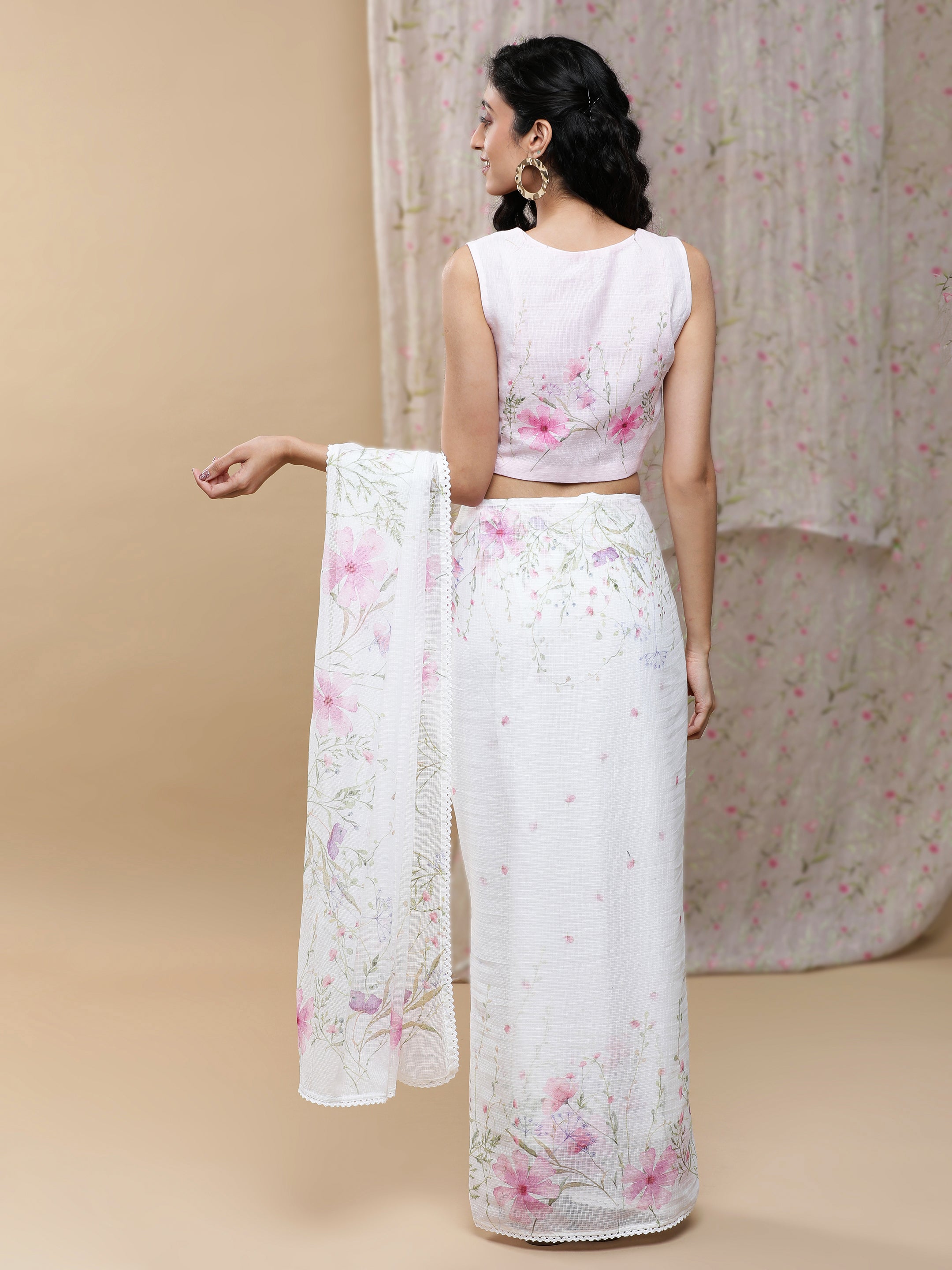 Noor - Peony Trails Kota Saree