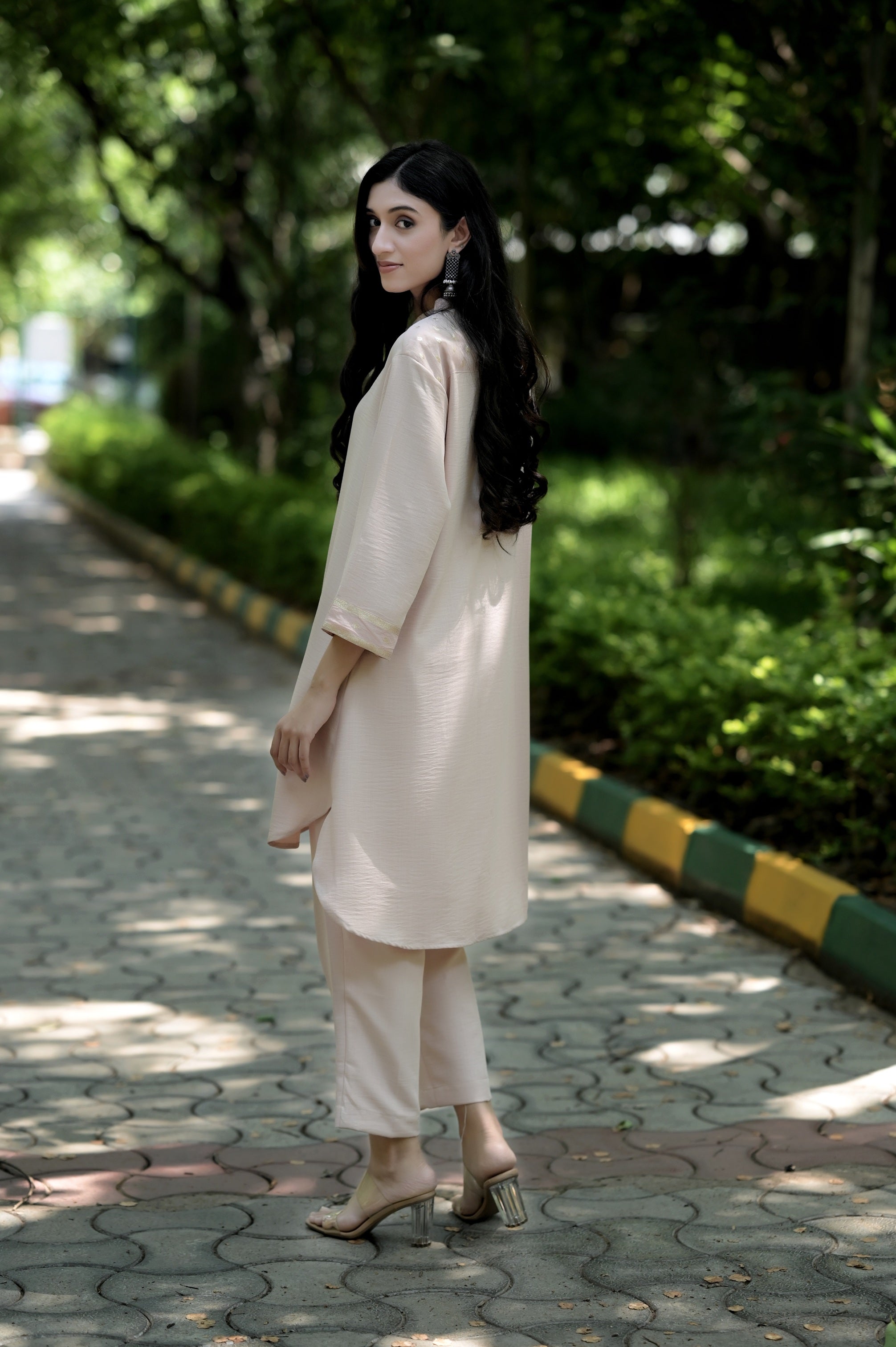 Fluid Grace Pale Pink Co-ord Set