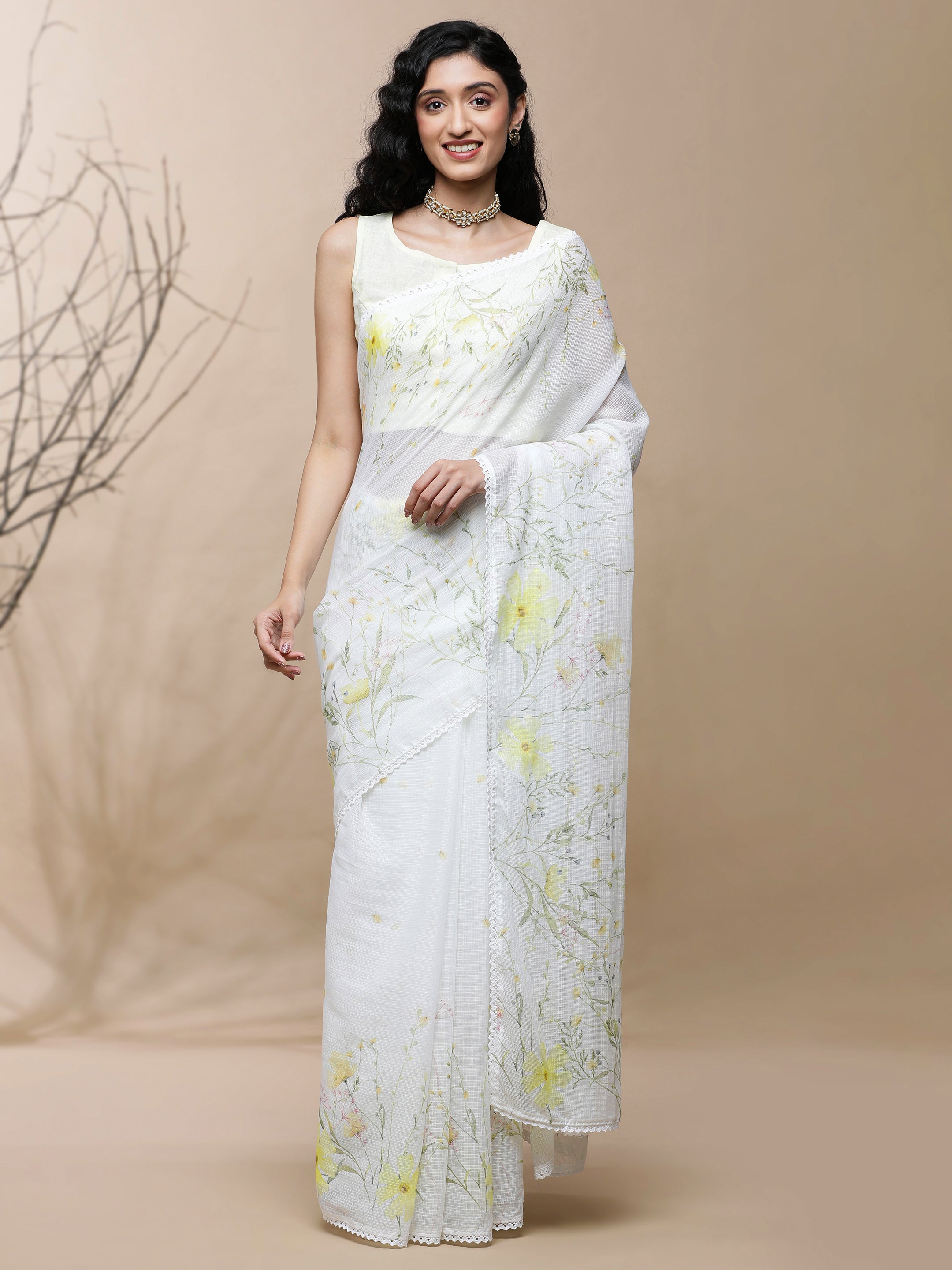 Noor - Peony Trails Kota Saree