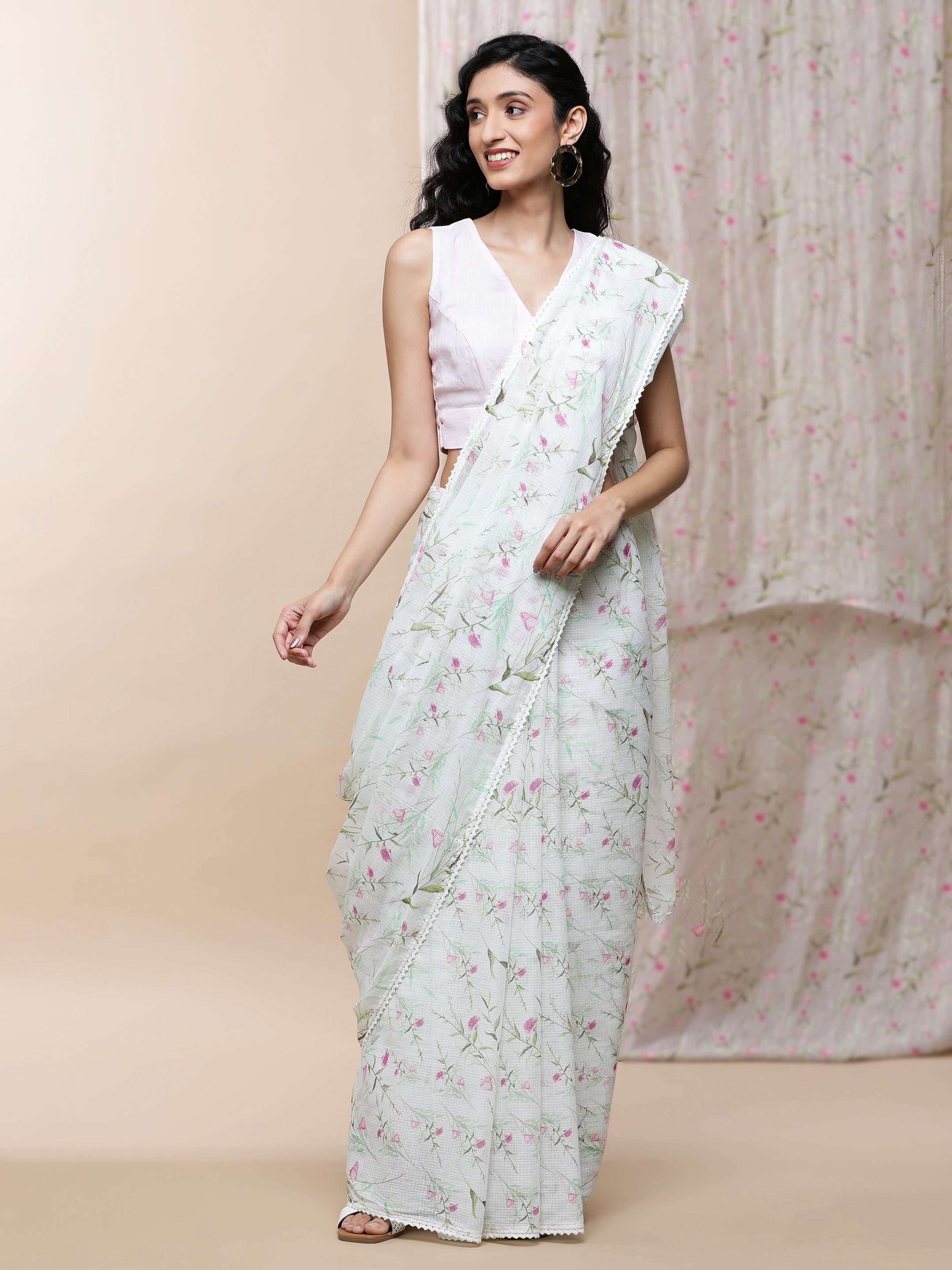 Noor - Lazy Daisy Cotton Saree