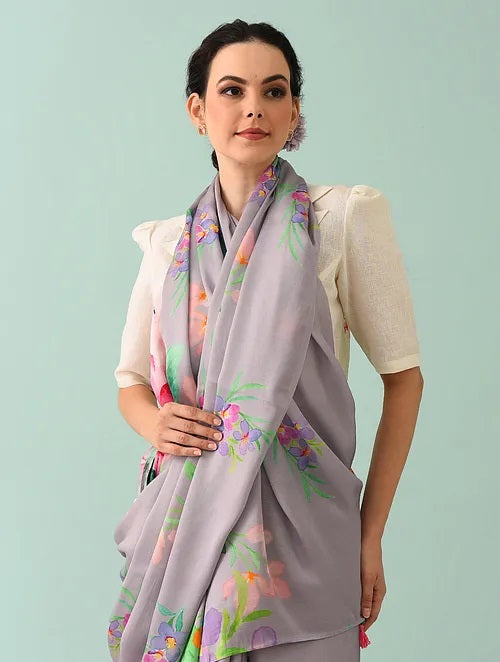 Noor - Wild Garden Modal Saree