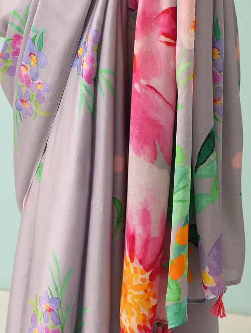 Noor - Wild Garden Modal Saree