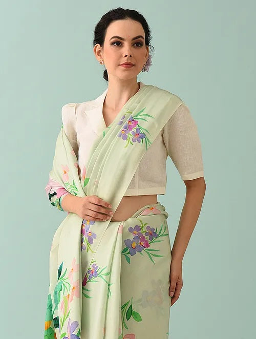 Noor - Wild Garden Modal Saree