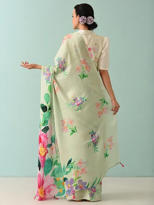 Noor - Wild Garden Modal Saree