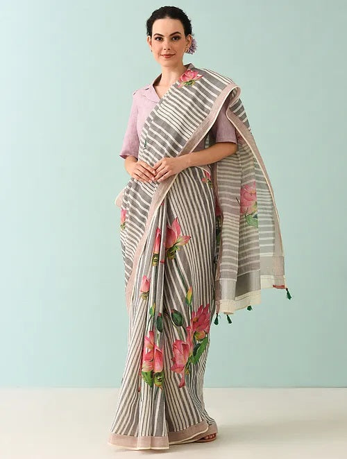 Noor - Lotus Lane Cotton Saree