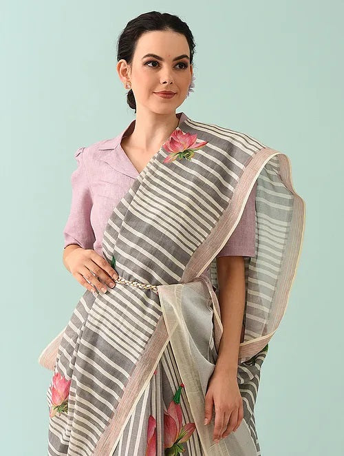 Noor - Lotus Lane Cotton Saree