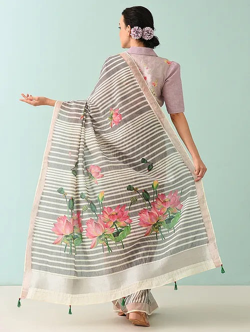 Noor - Lotus Lane Cotton Saree