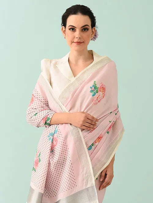 Noor - Whispering Petals Cotton Saree