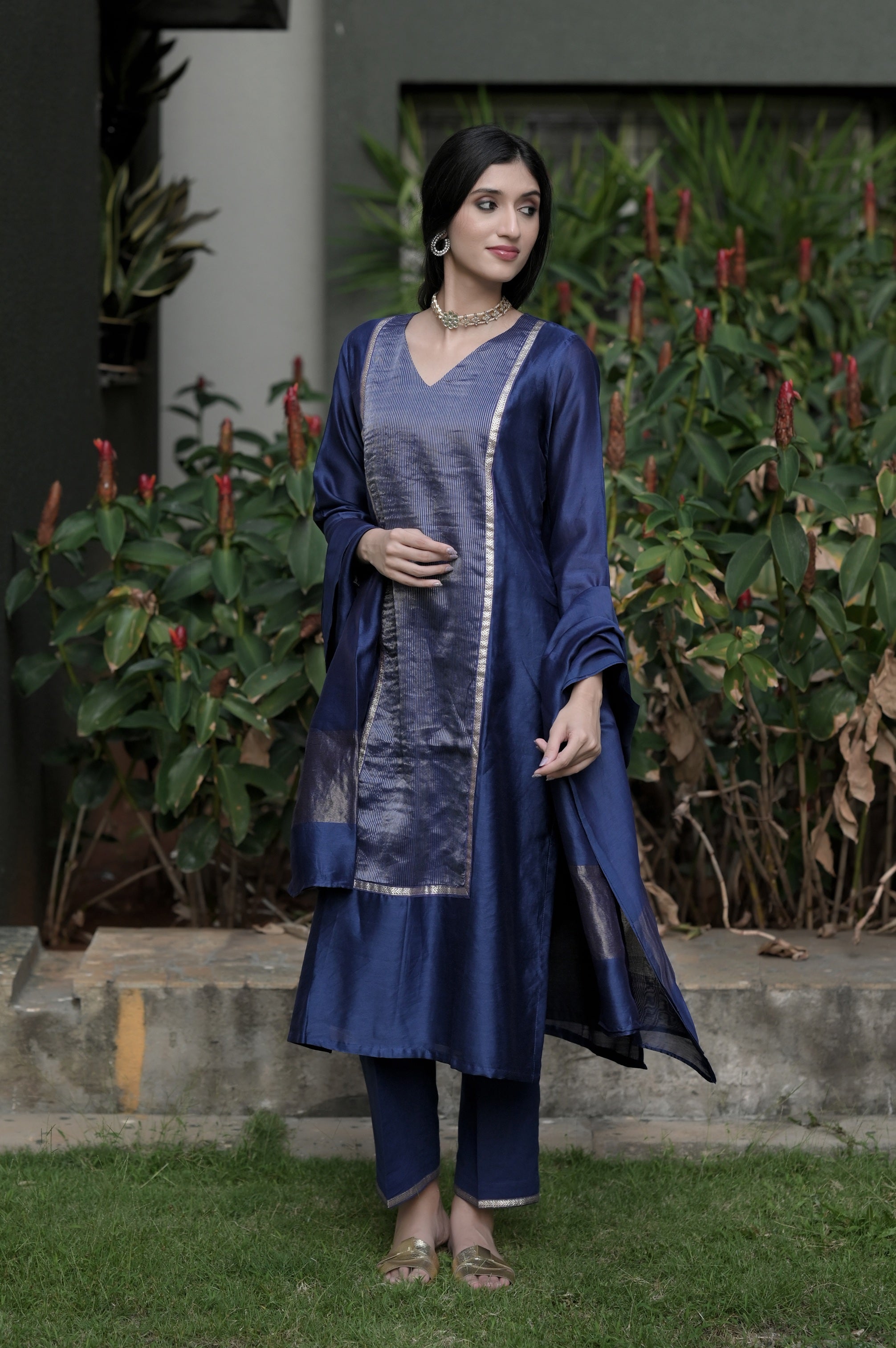 Heritage Glow Chanderi Silk Dupatta
