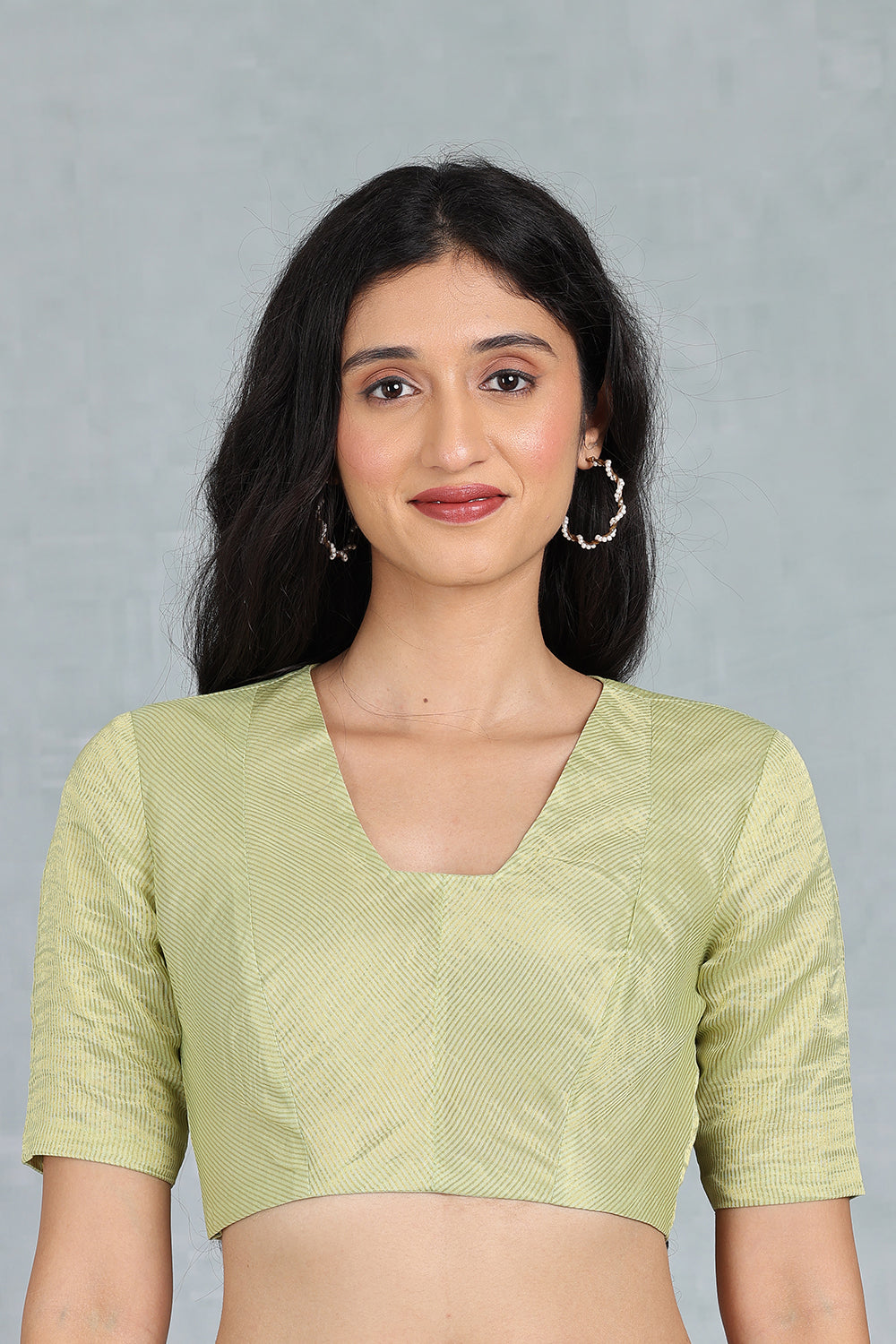 Jade Radiance Tissue Blouse