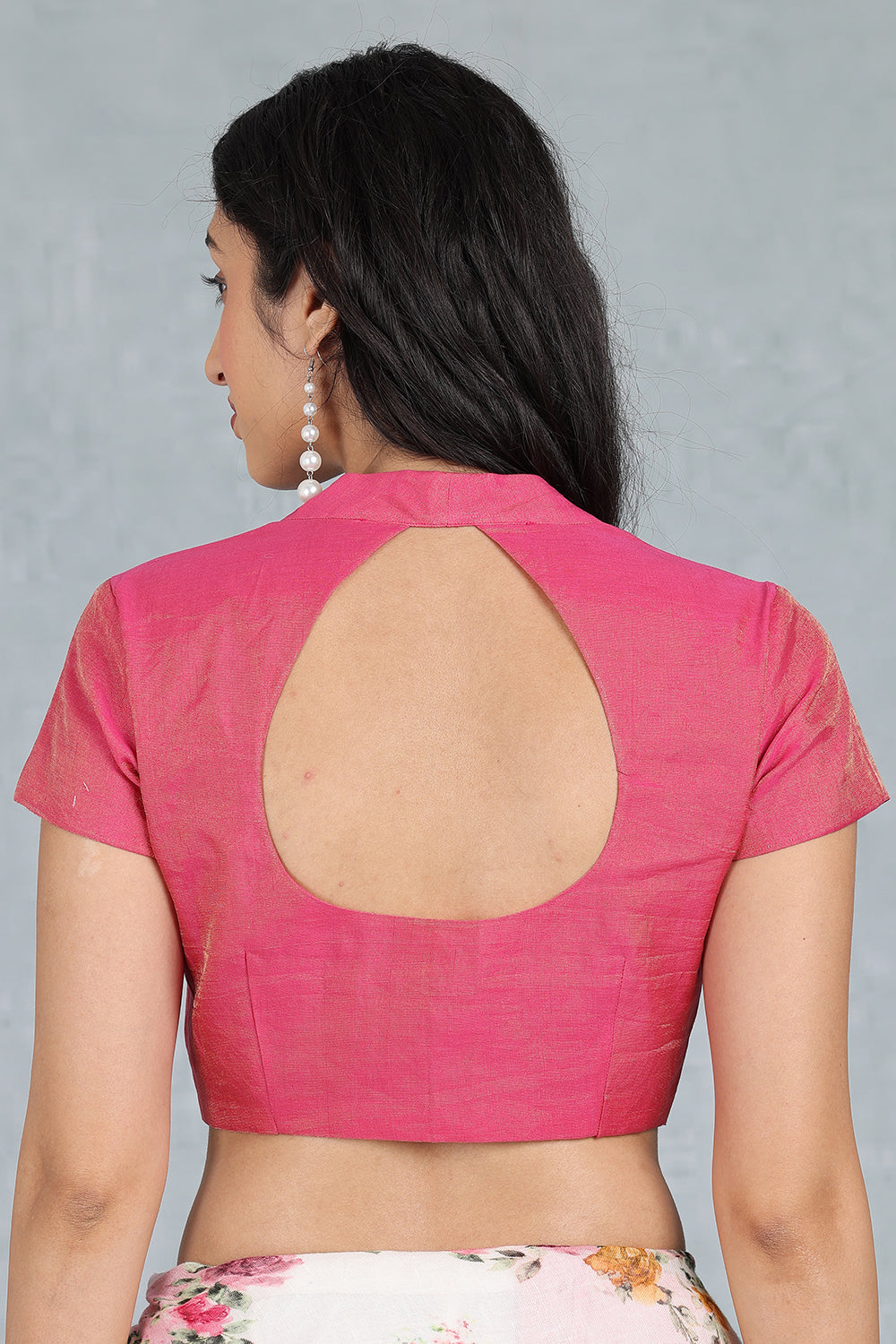 Ruby Glow Tissue Blouse