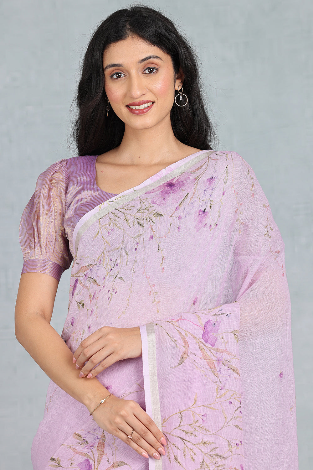 Mauve Radiance Tissue Blouse