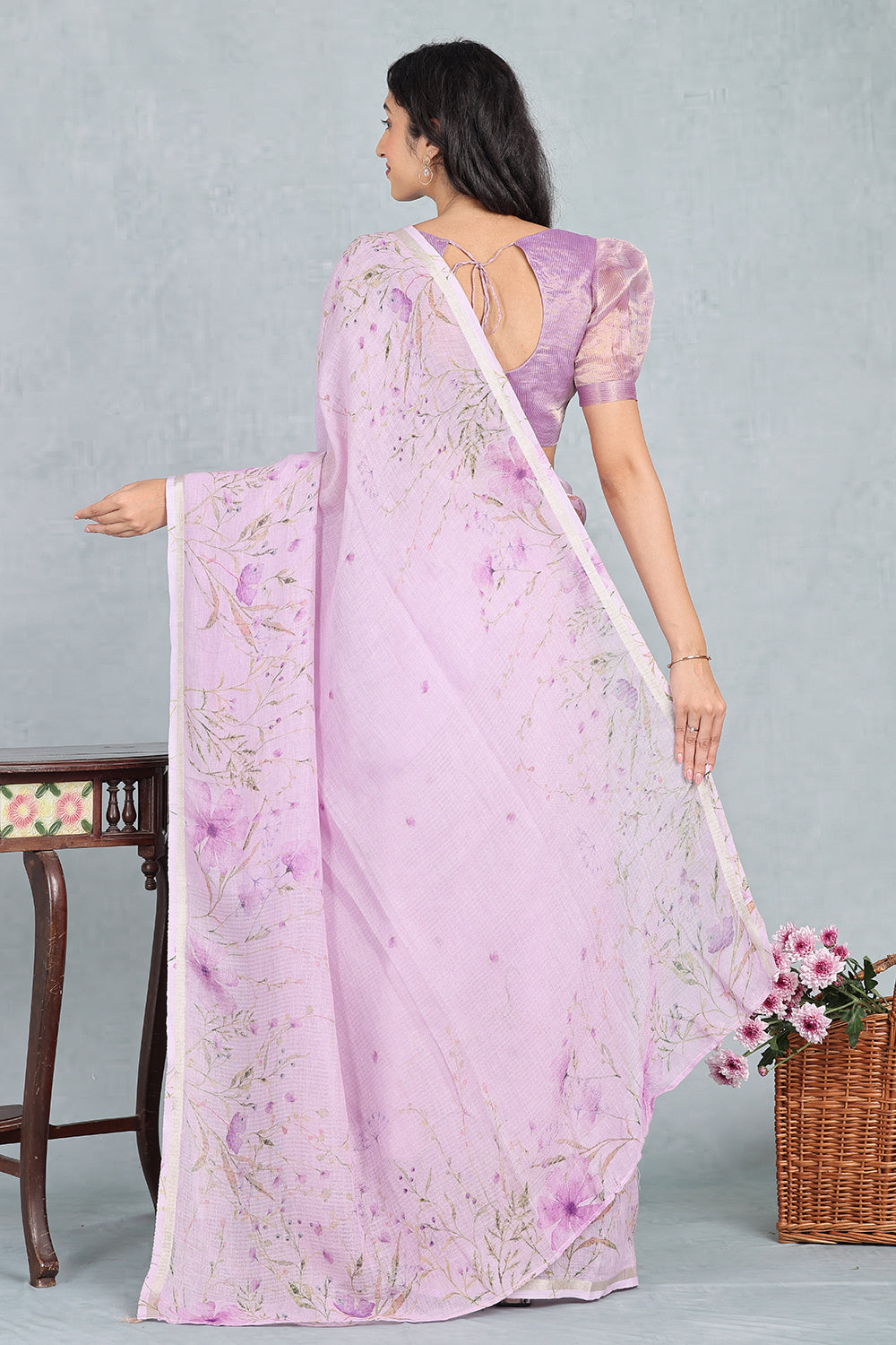 Mauve Radiance Tissue Blouse