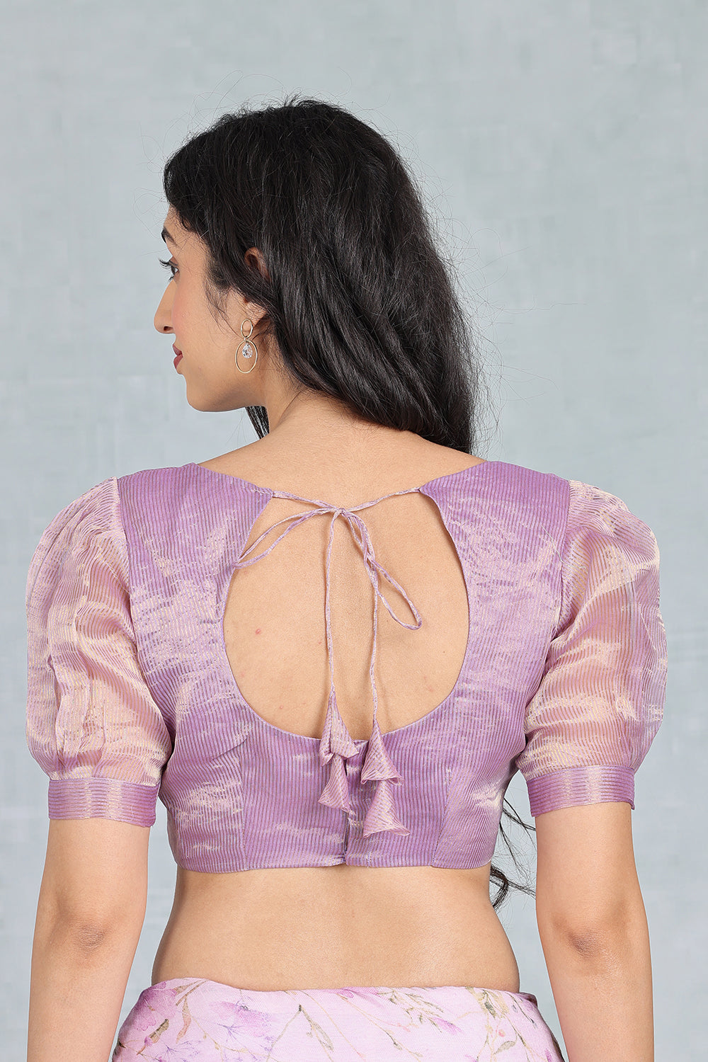 Mauve Radiance Tissue Blouse