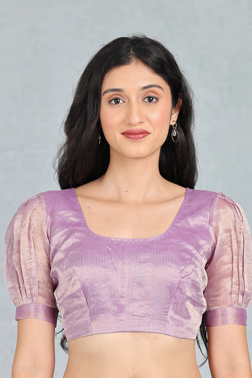 Mauve Radiance Tissue Blouse