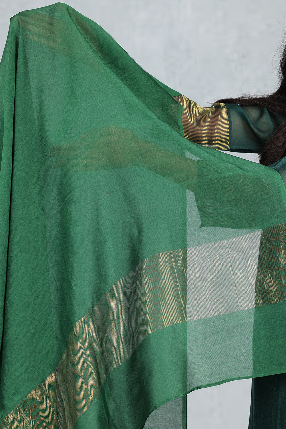 Verdant Emerald Dupatta