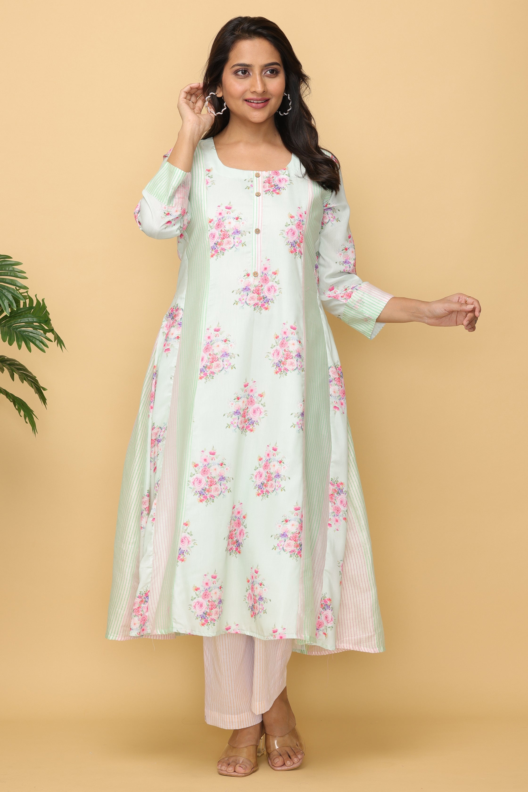 Malhaar 5 Panel Kurta And Bottom