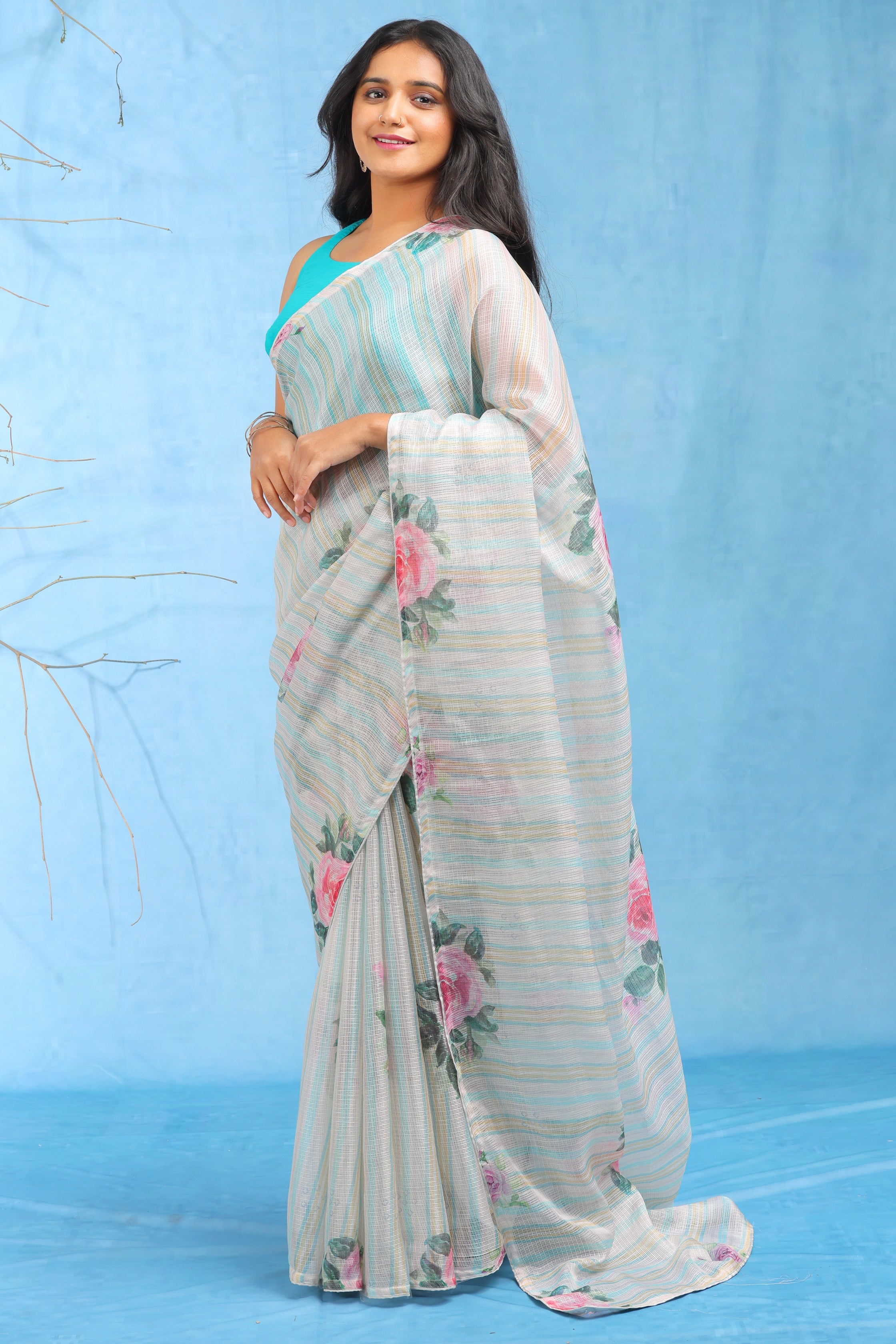 Noor - Cotton Candy Kota Saree - Tina Eapen Design studio