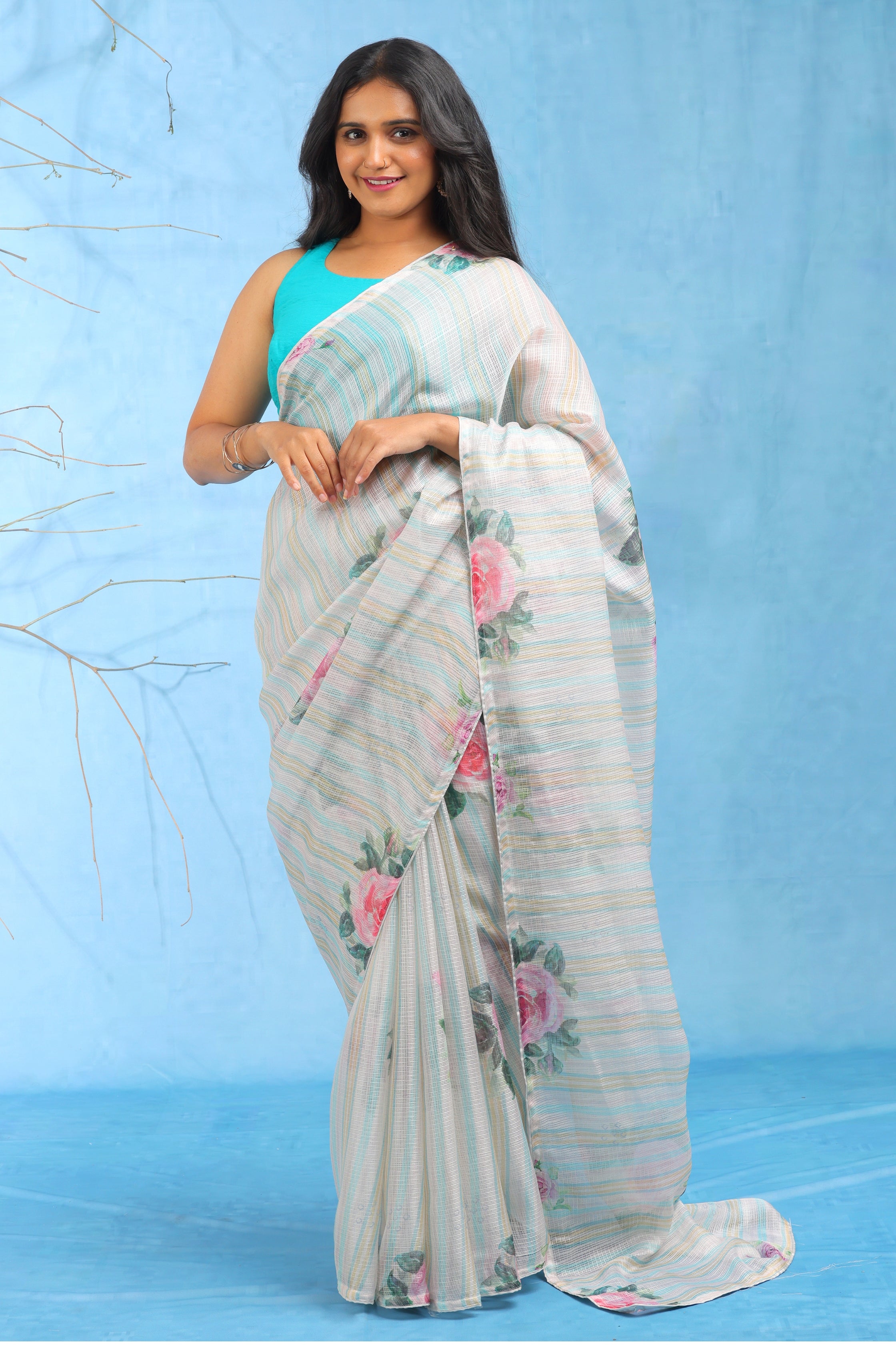 Noor - Cotton Candy Kota Saree - Tina Eapen Design studio