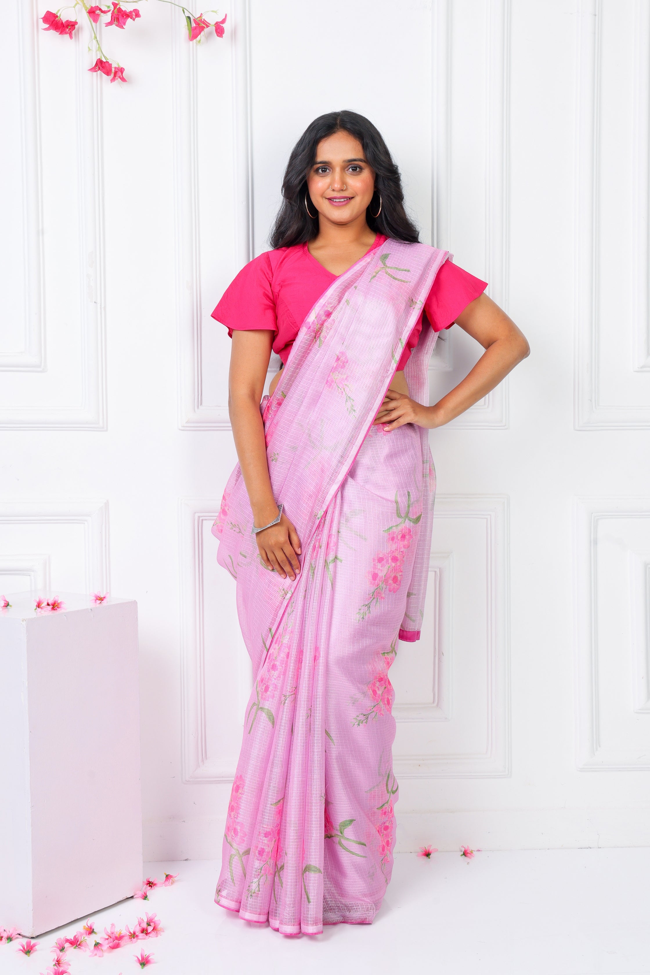 Noor- Rose Quartz Kota Saree