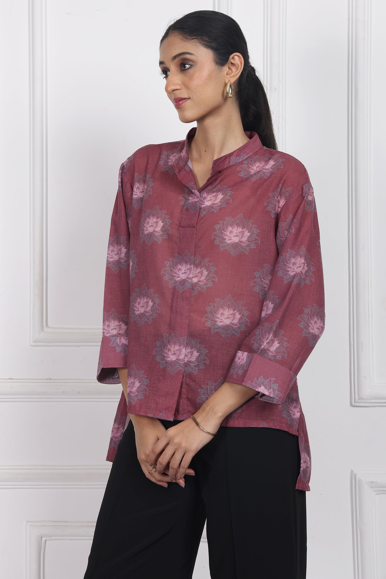 Wander Edit - Rouge Boxy Shirt