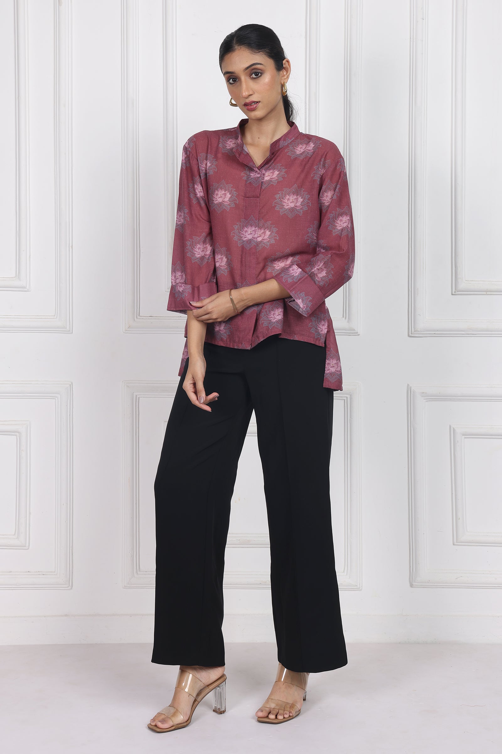 Wander Edit - Rouge Boxy Shirt