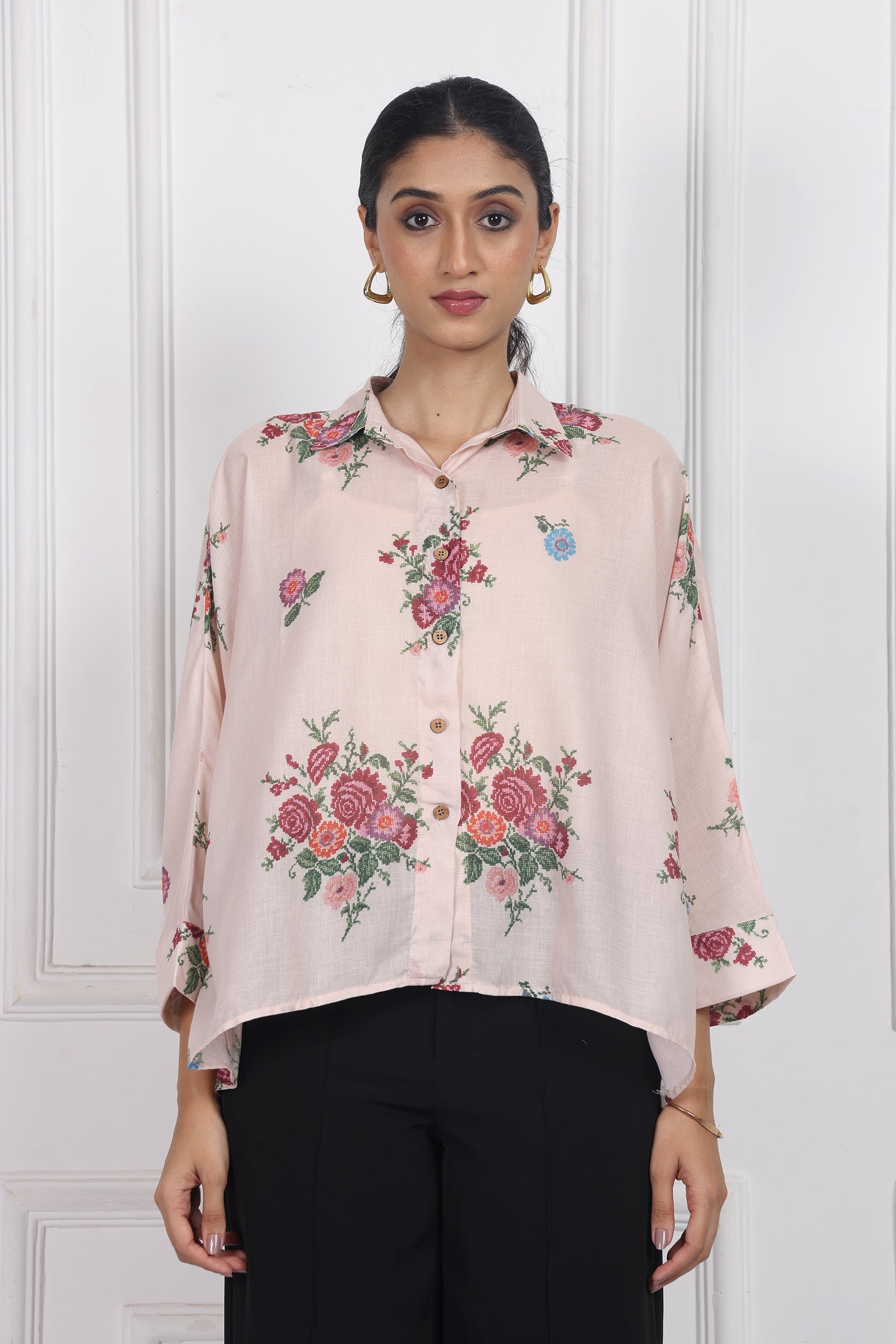 Wander Edit-windflower Boxy Shirt