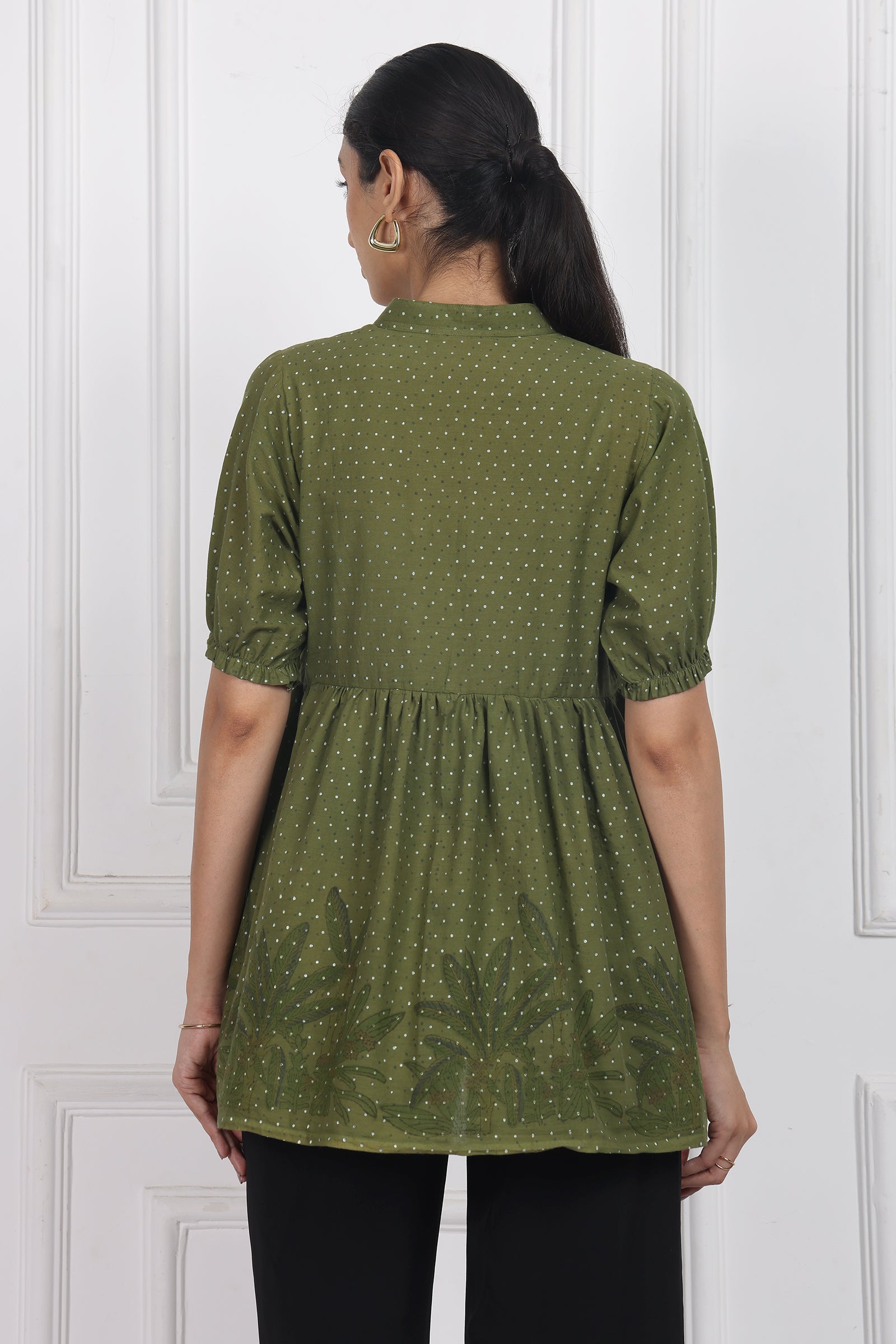 Wander Edit- Secret Garden Peplum Top