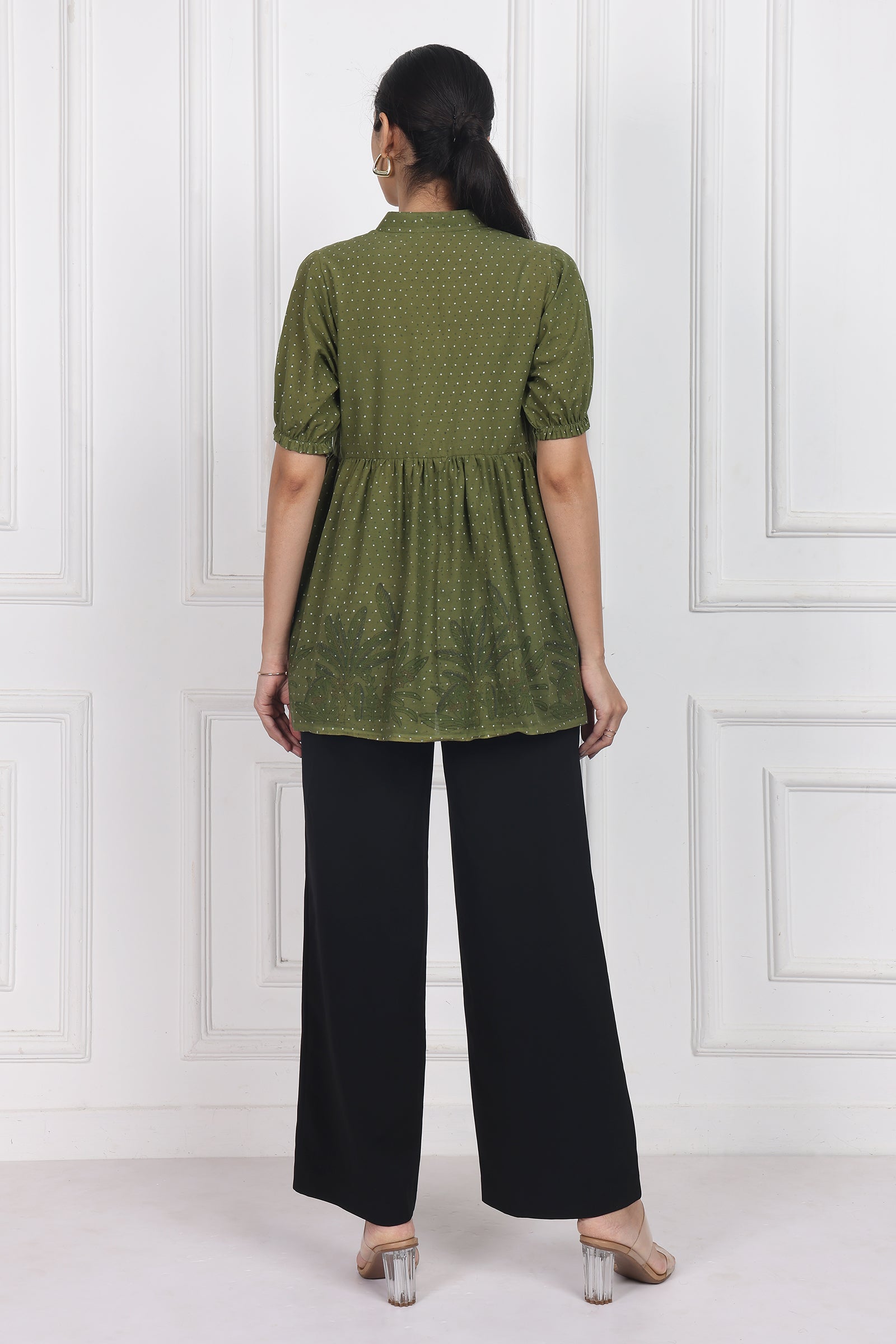 Wander Edit- Secret Garden Peplum Top