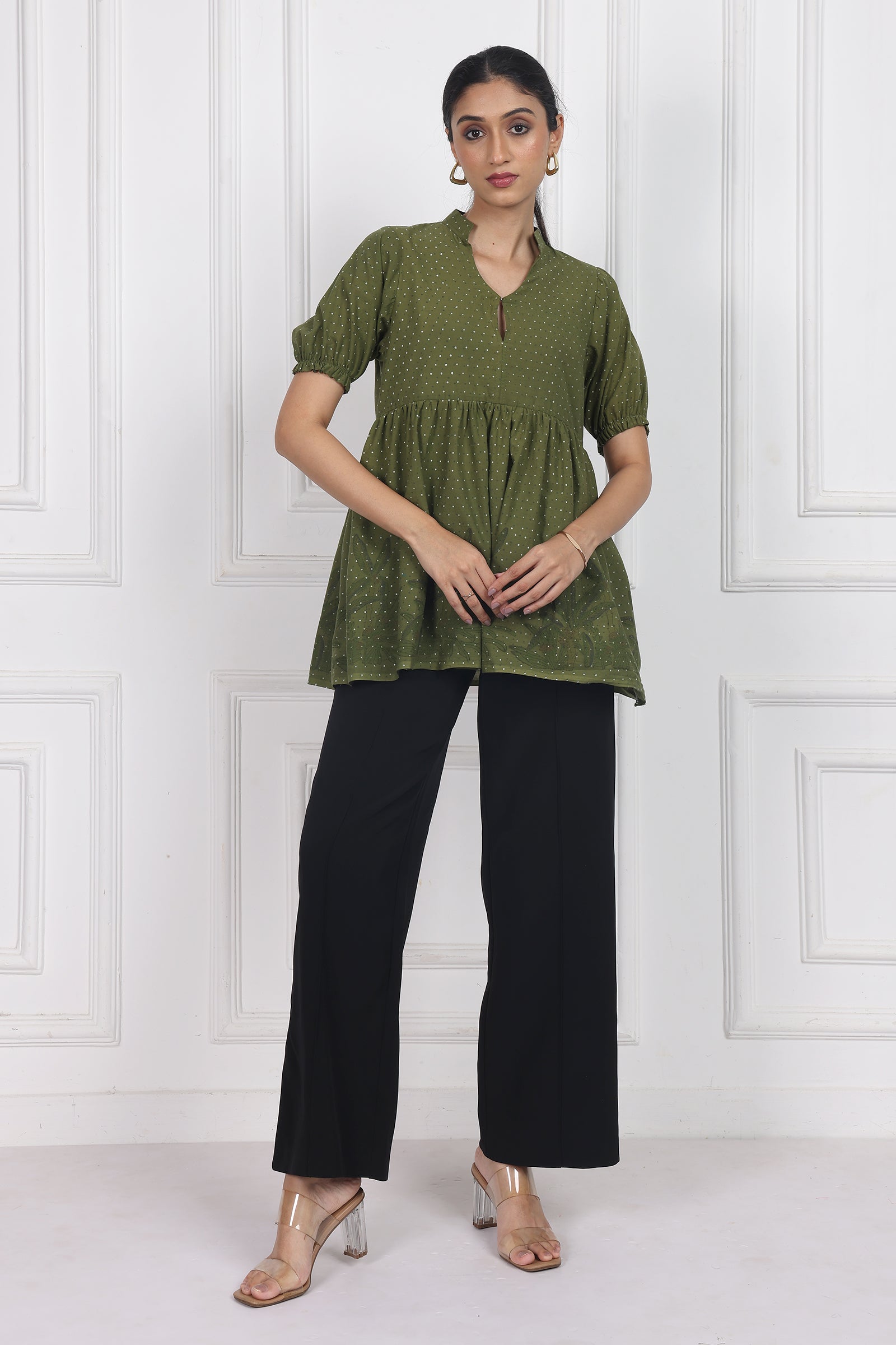 Wander Edit- Secret Garden Peplum Top