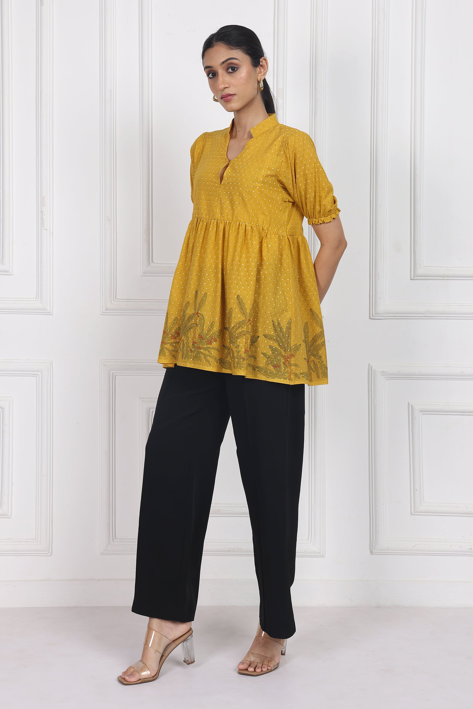 Wander Edit- Secret Garden Peplum Top