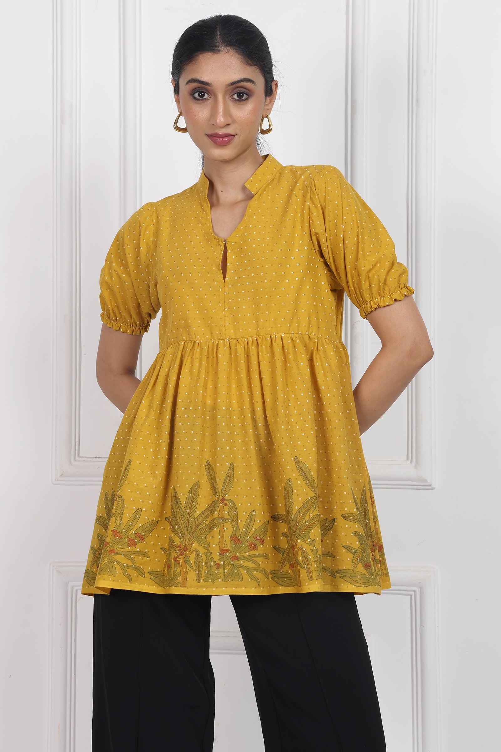 Wander Edit- Secret Garden Peplum Top