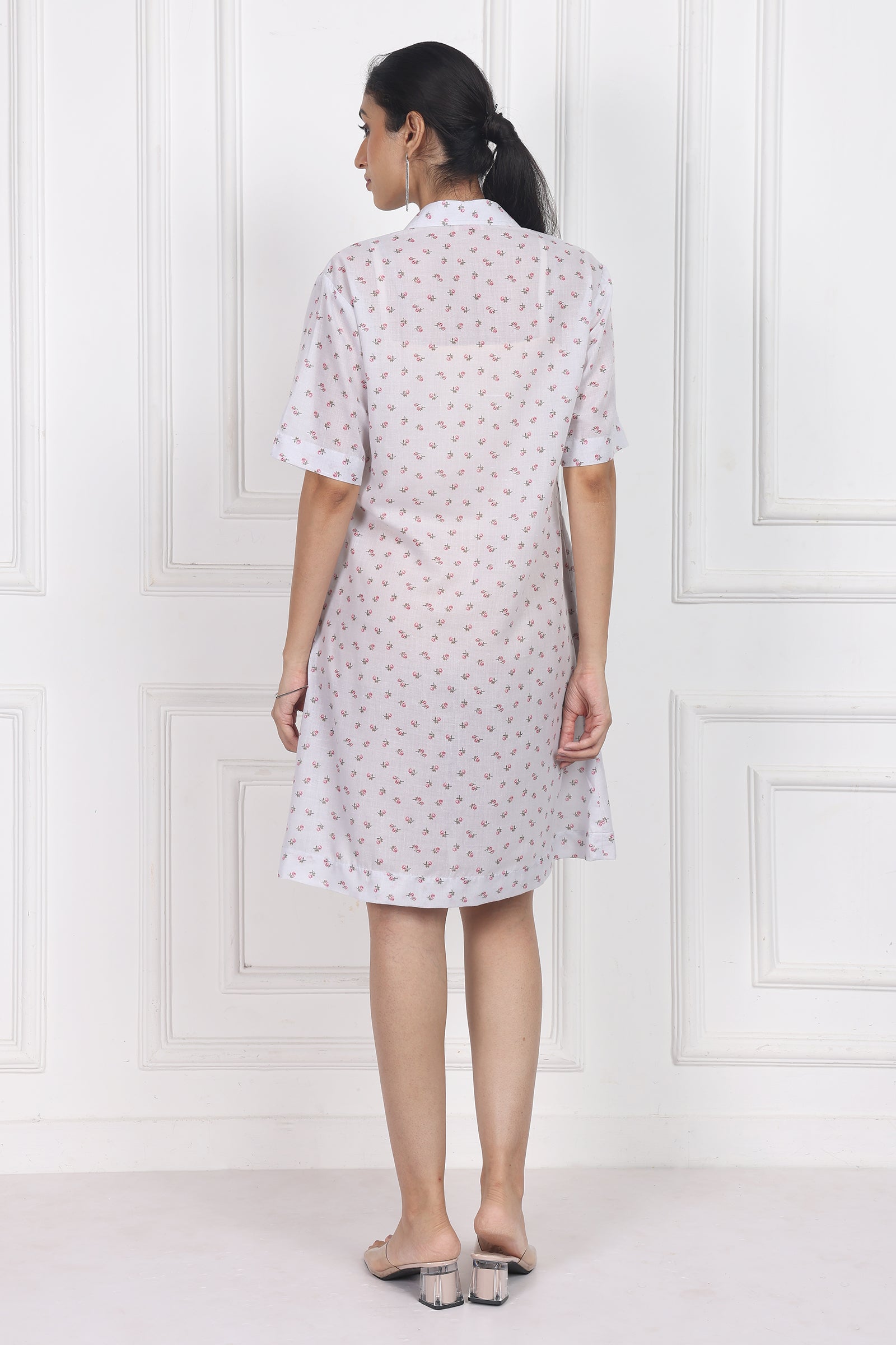 Wander Edit - Eternal Blossom Button Front Dress