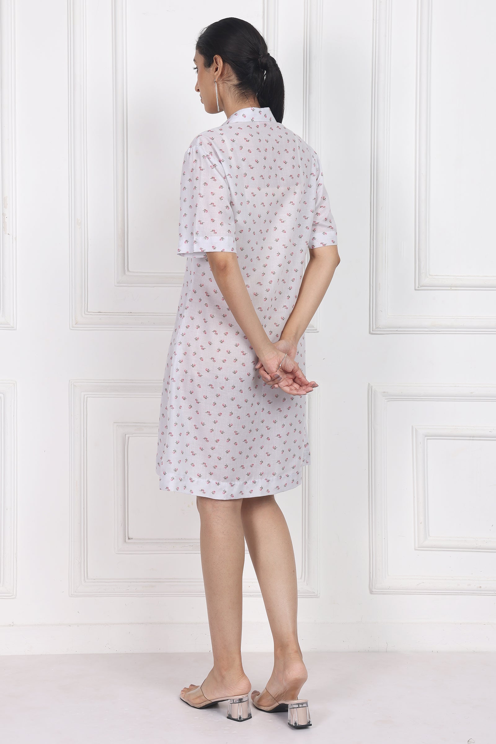 Wander Edit - Eternal Blossom Button Front Dress