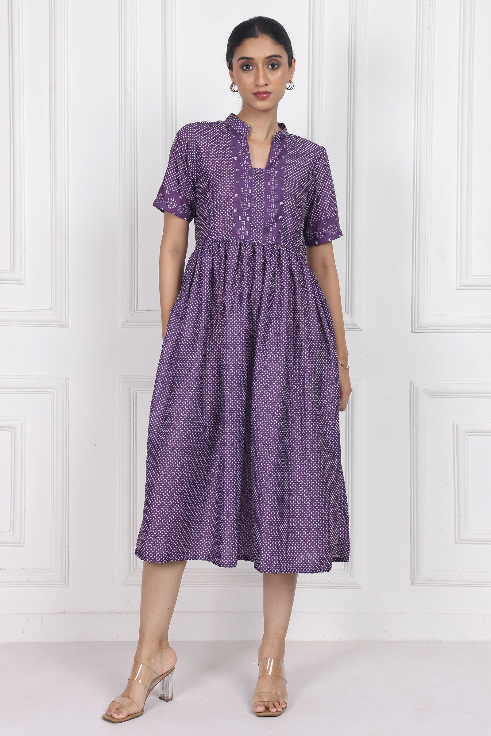 Wander Edit - Violet Mist Flow Dress