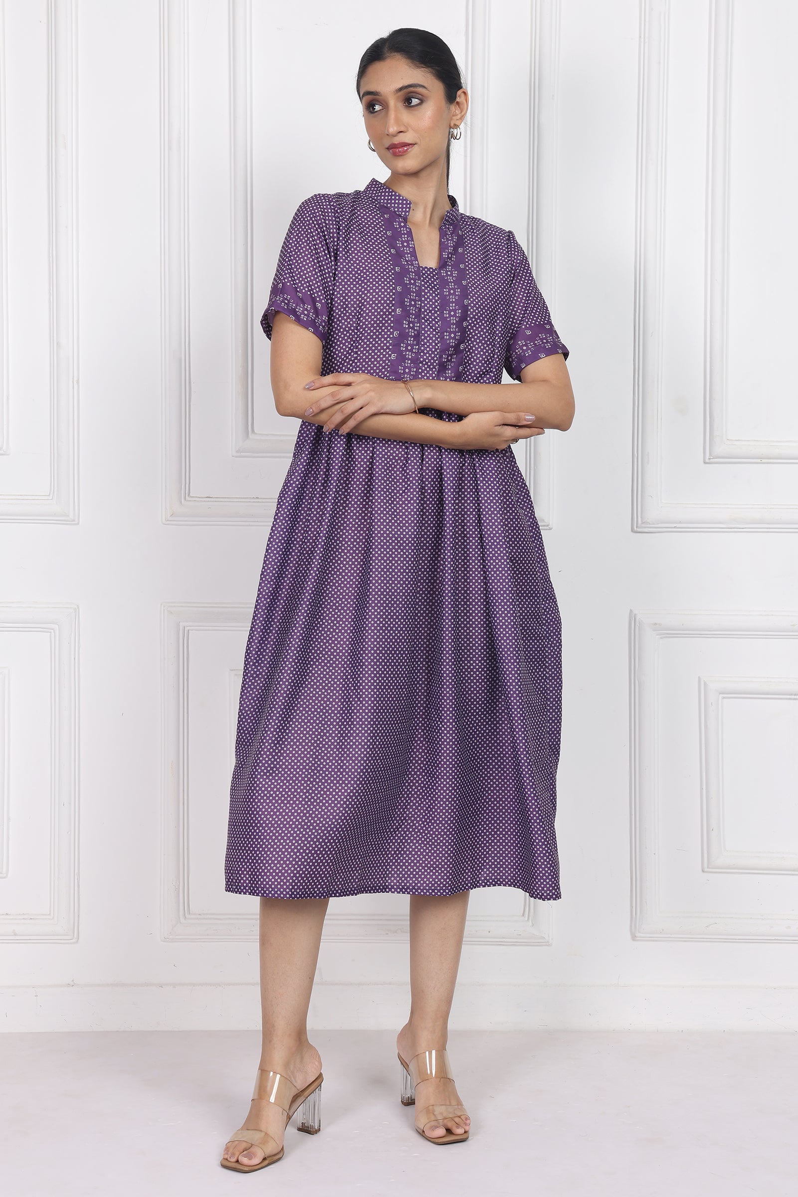 Wander Edit - Violet Mist Flow Dress