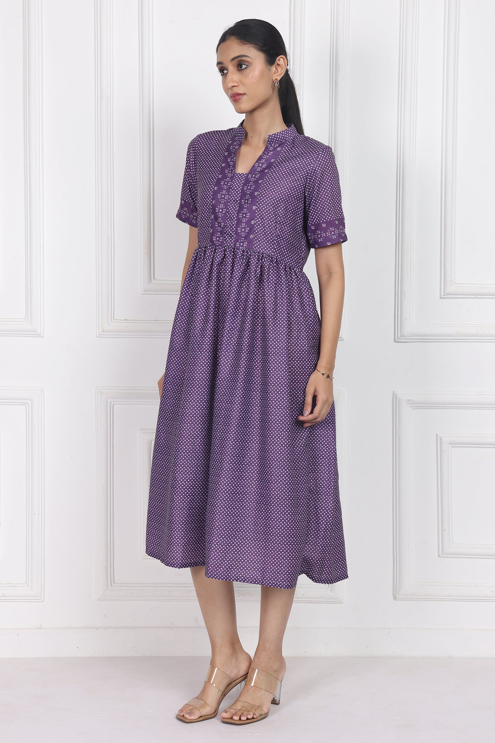 Wander Edit - Violet Mist Flow Dress