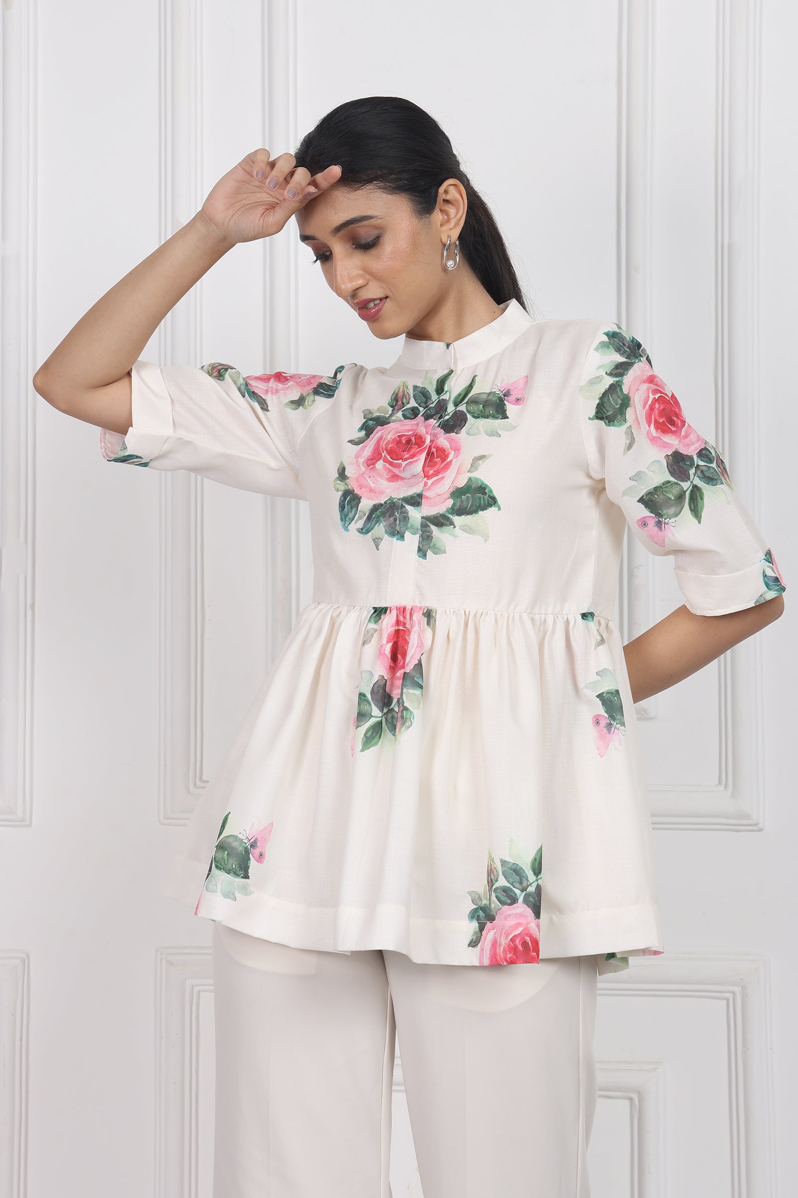 Wander Edit - Florenza Peplum Top