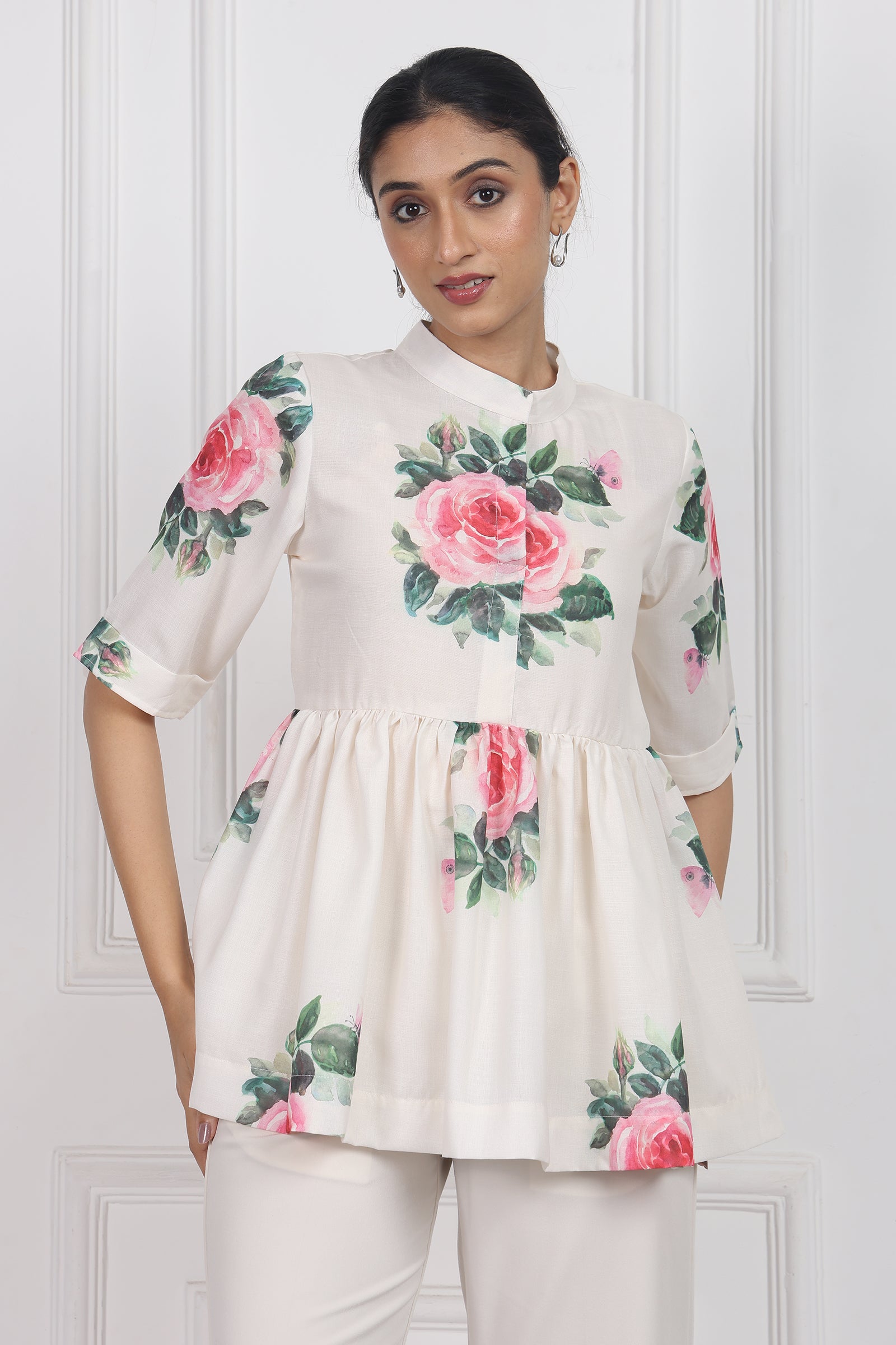 Wander Edit - Florenza Peplum Top