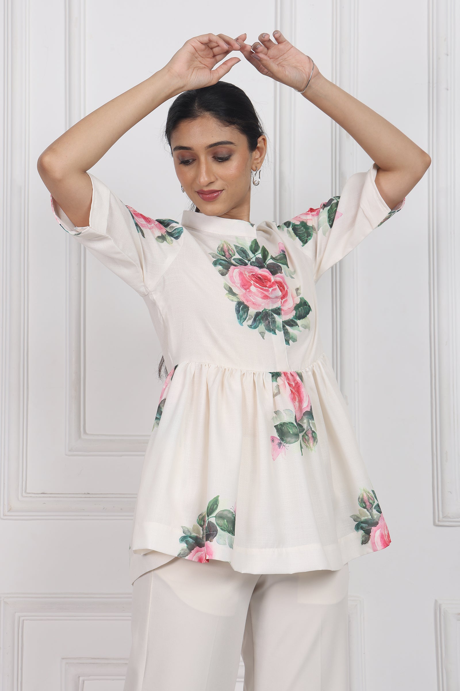 Wander Edit - Florenza Peplum Top