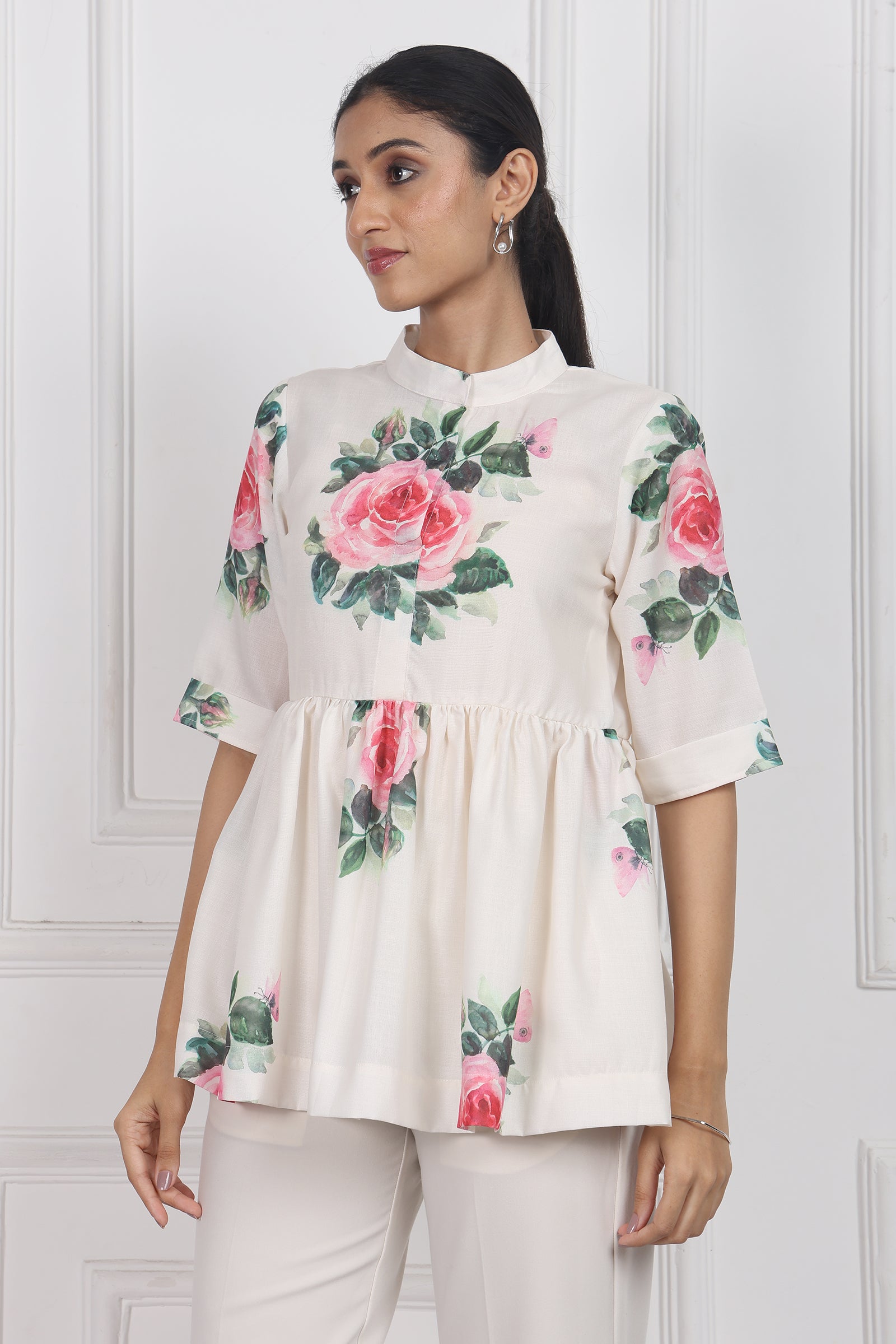 Wander Edit - Florenza Peplum Top