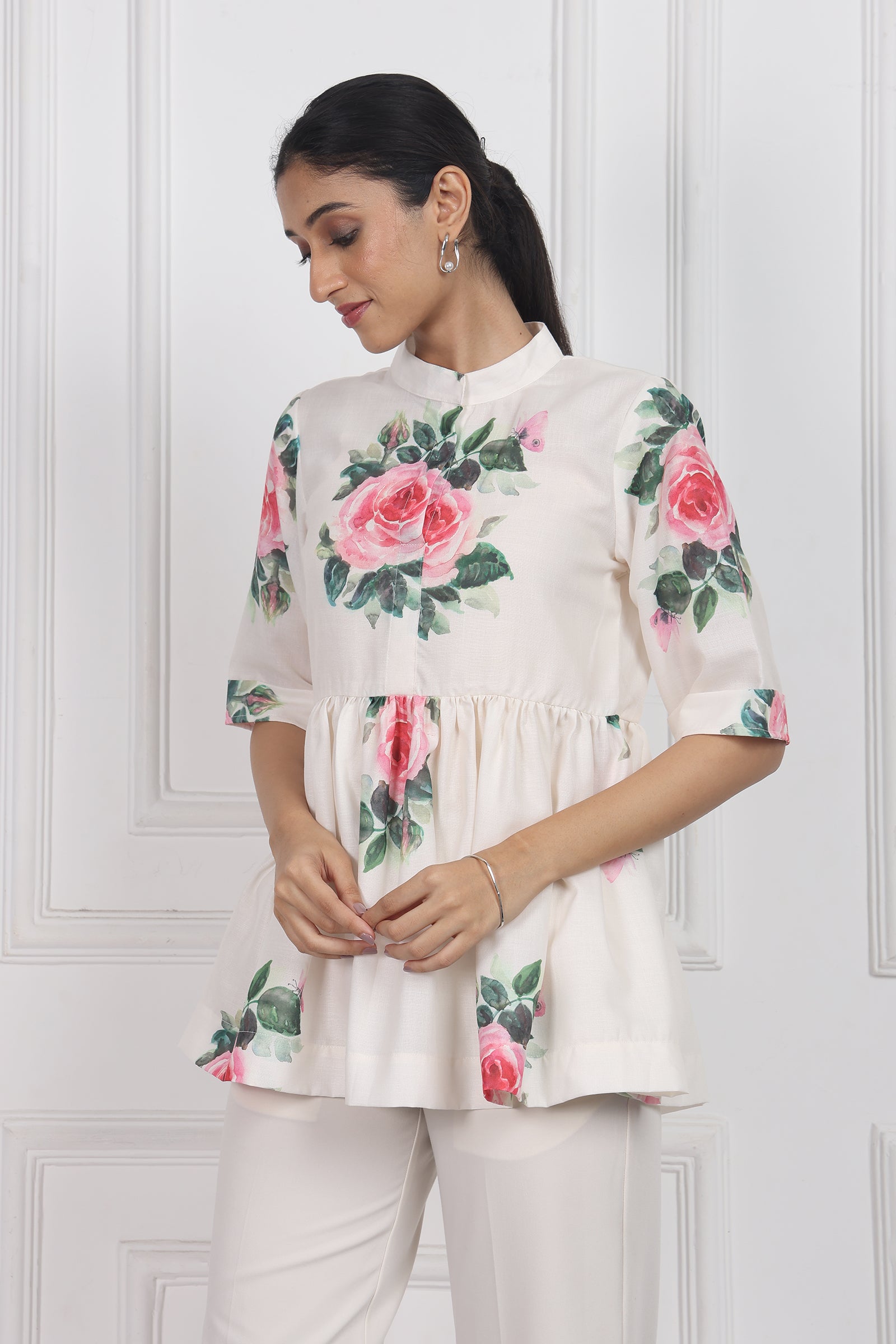 Wander Edit - Florenza Peplum Top