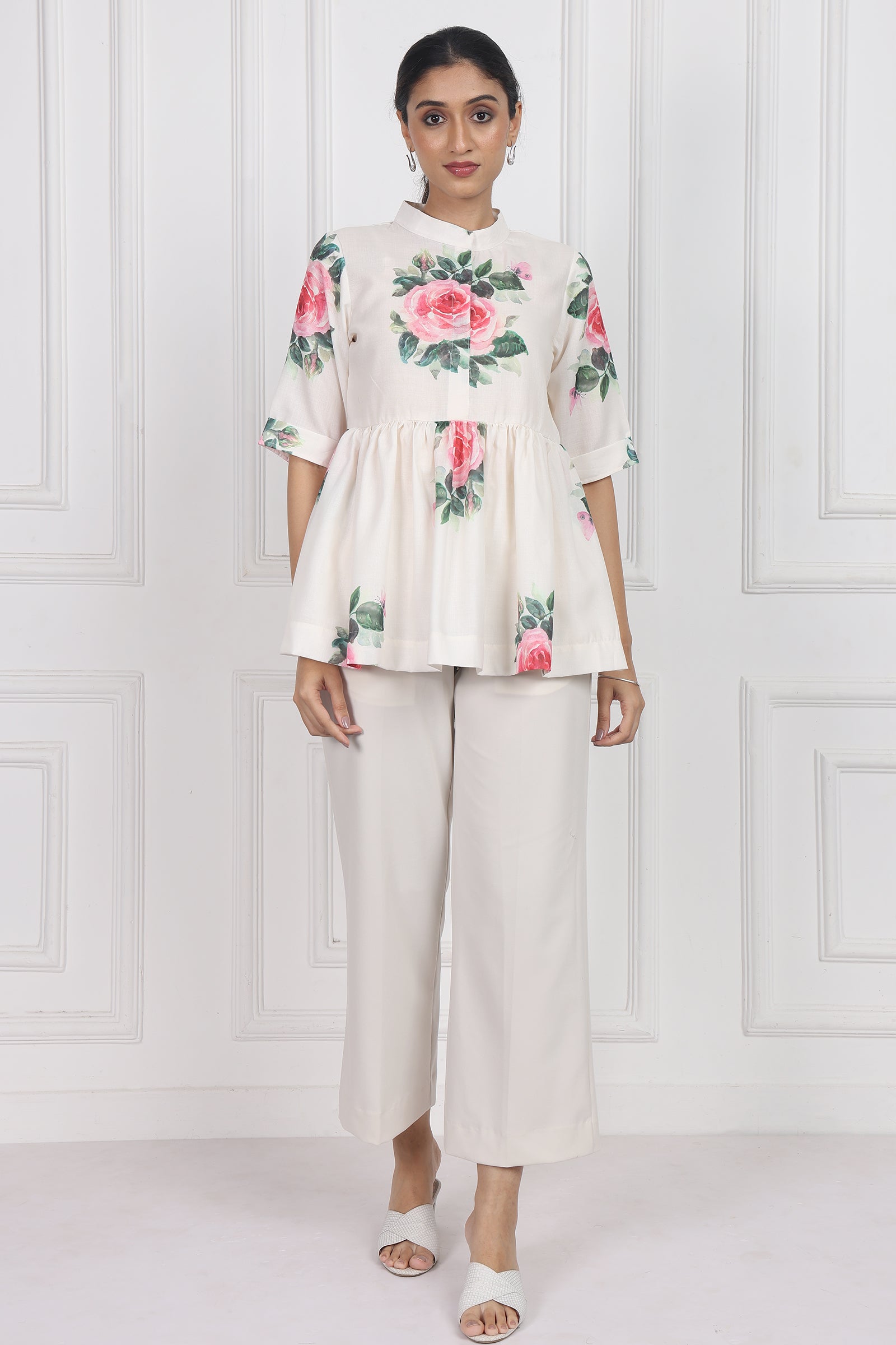 Wander Edit - Florenza Peplum Top